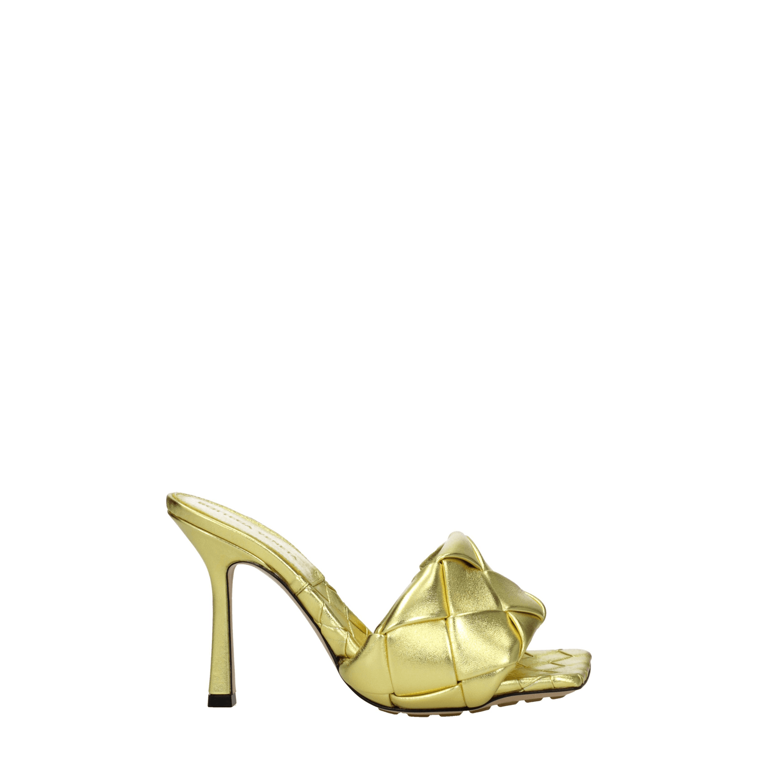 Bottega Veneta Sandalias Mujer Piel Oro