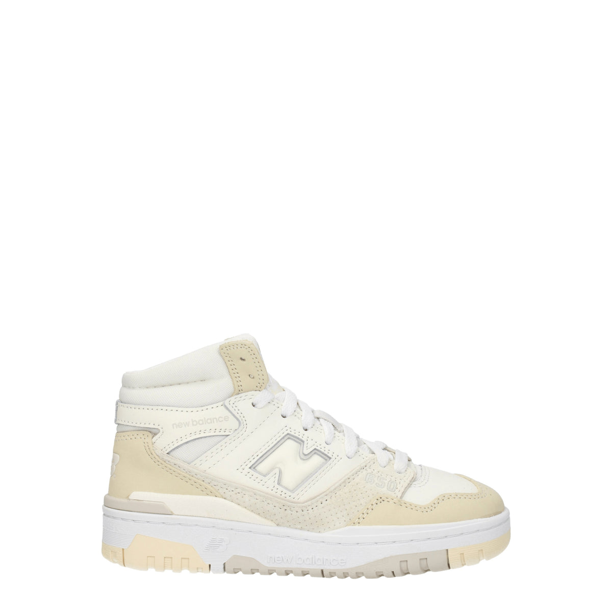 New Balance Sneakers 650 Donna Pelle Bianco Noce