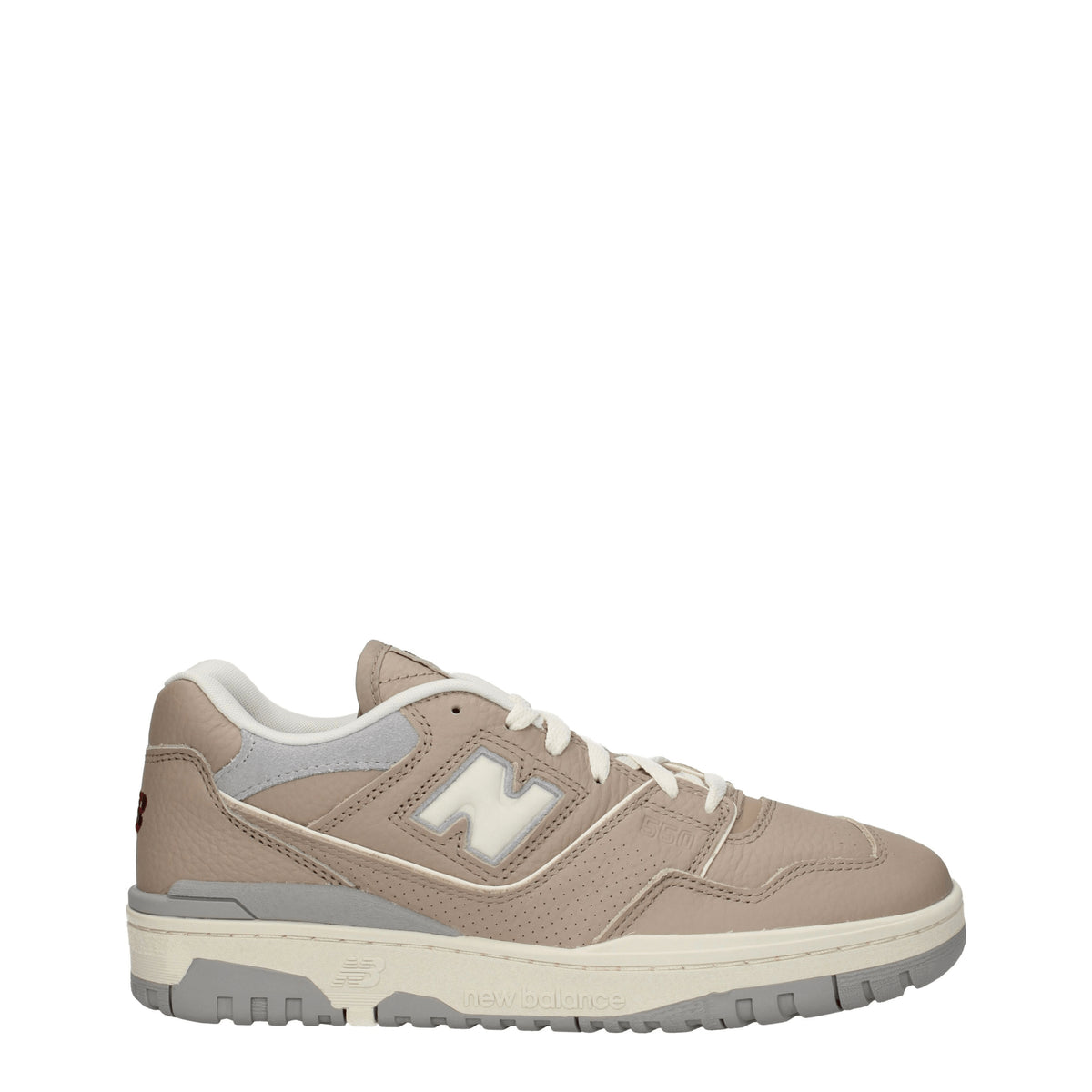 New Balance Sneakers 550 Uomo Pelle Beige Tortora