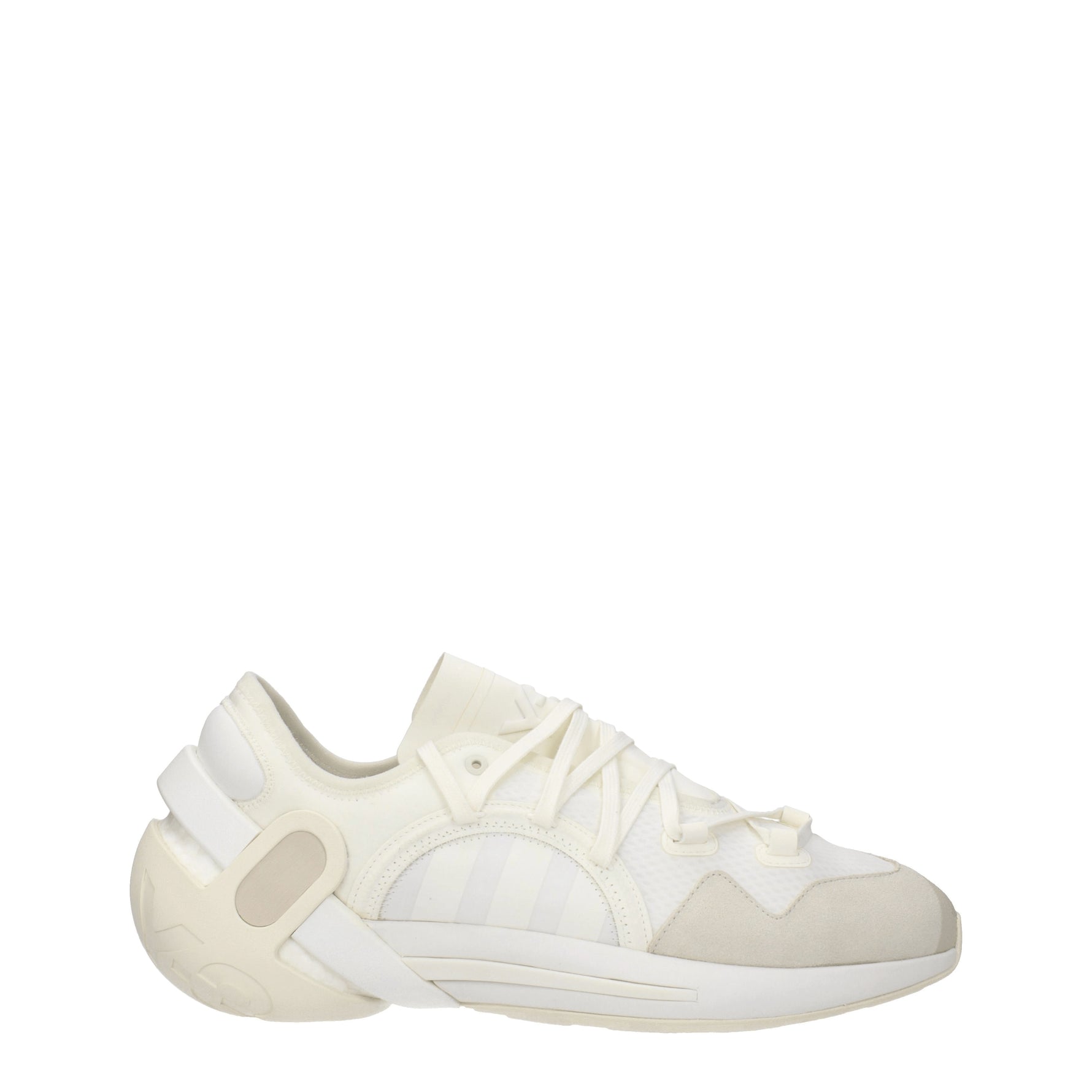 Y3 Yamamoto Sneakers idoso Uomo Tessuto Bianco Beige