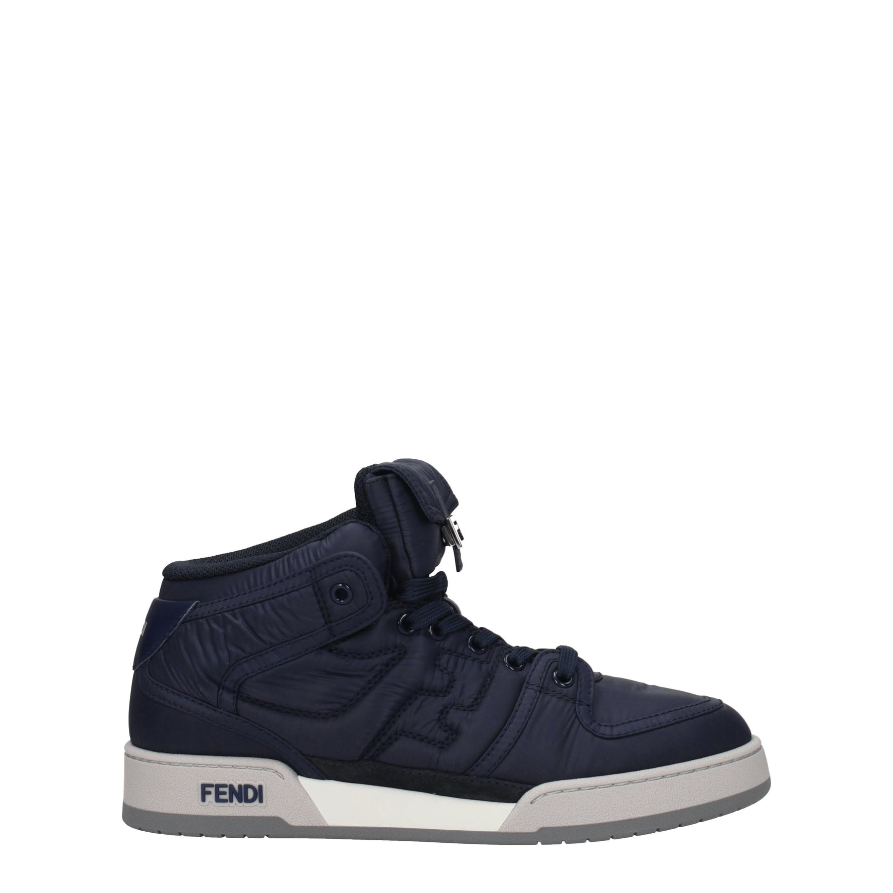 Fendi Sneakers Uomo Tessuto Blu