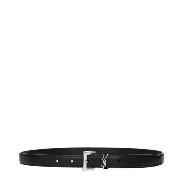 Saint Laurent ベルト 男性 皮革 黒 | B-Exit – B-Exit top shop online