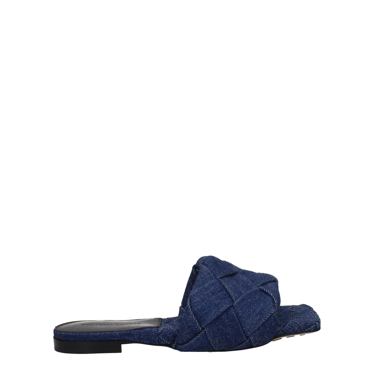 Bottega Veneta Ciabatte e Zoccoli lido Donna Tessuto Blu Denim