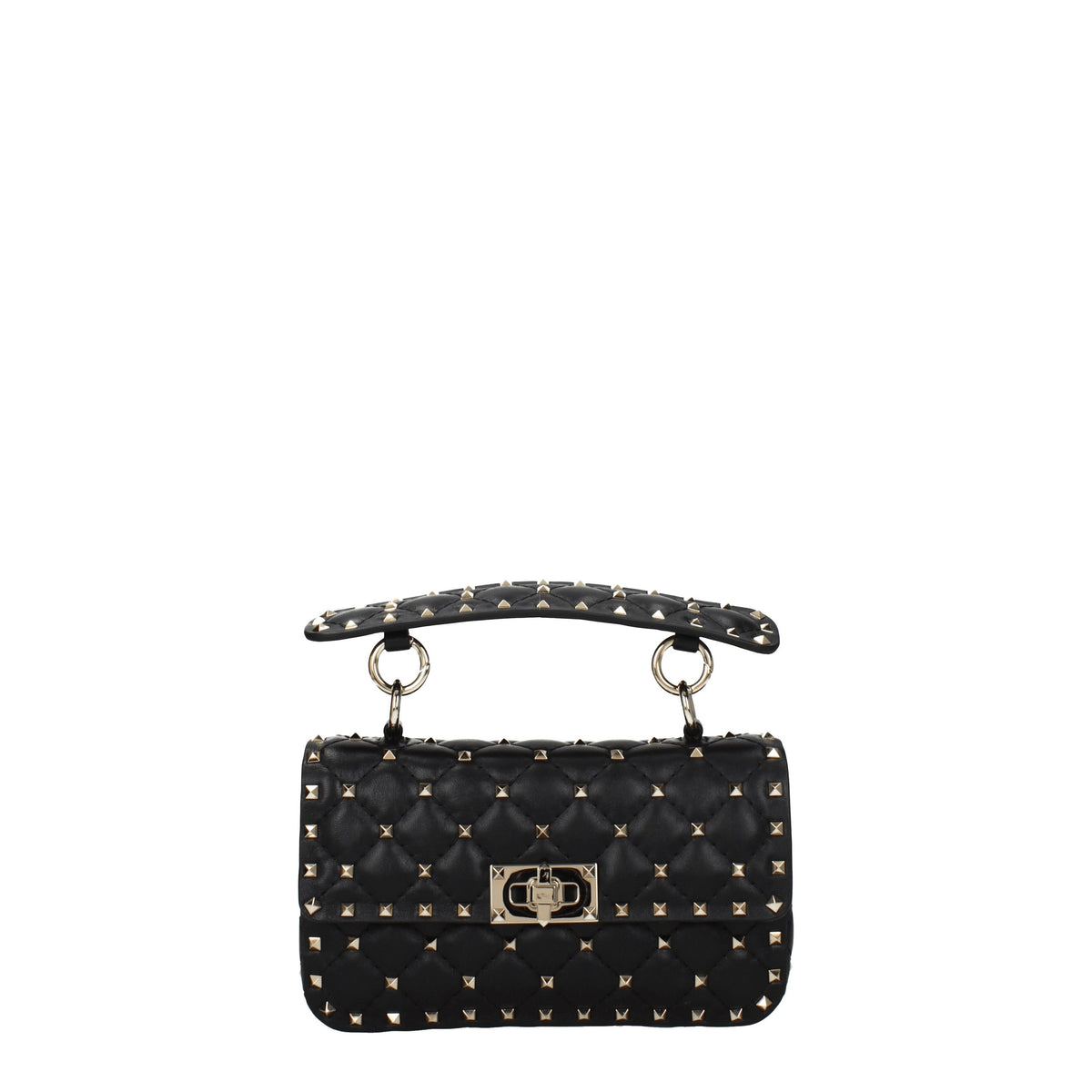 Valentino Garavani Borse a Mano rockstud spike Donna Pelle Nero