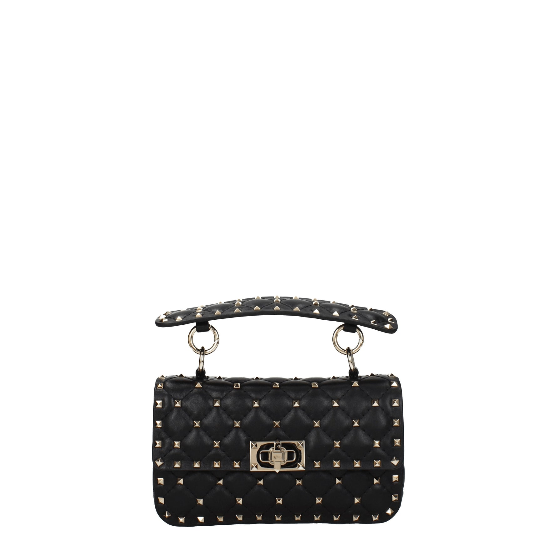 Valentino Garavani Borse a Mano rockstud spike Donna Pelle Nero