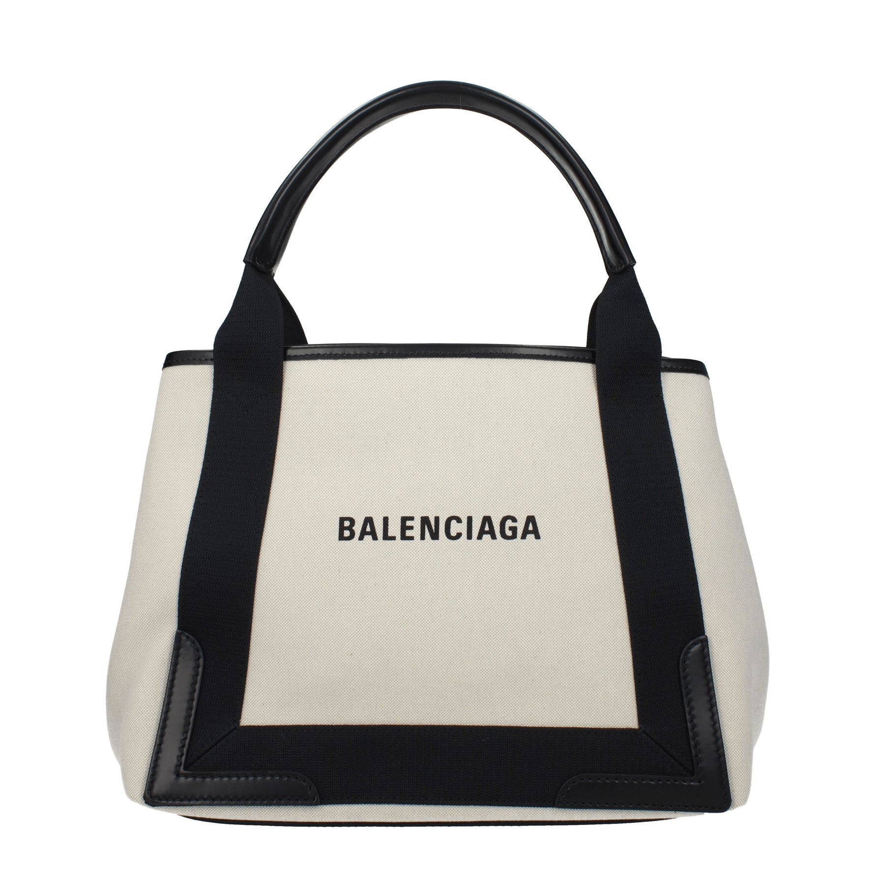 Balenciaga Handtaschen Damen Stoff Beige/Schwarz B-Exit – B-Exit