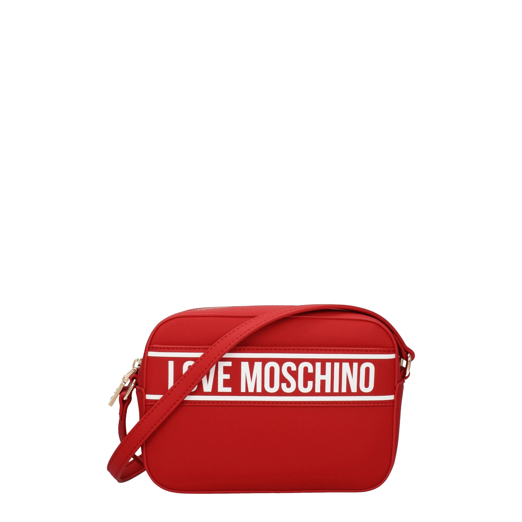 Love Moschino Borse a Tracolla Donna Poliuretano Rosso