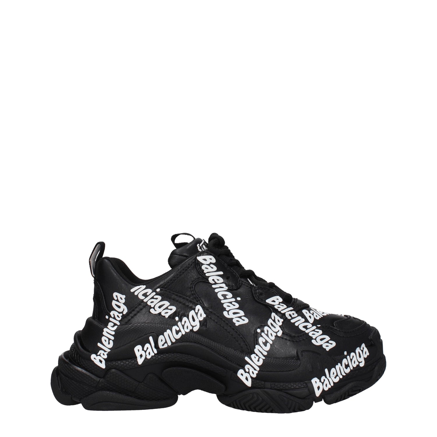 Balenciaga Sneakers triple s Donna Tessuto Nero