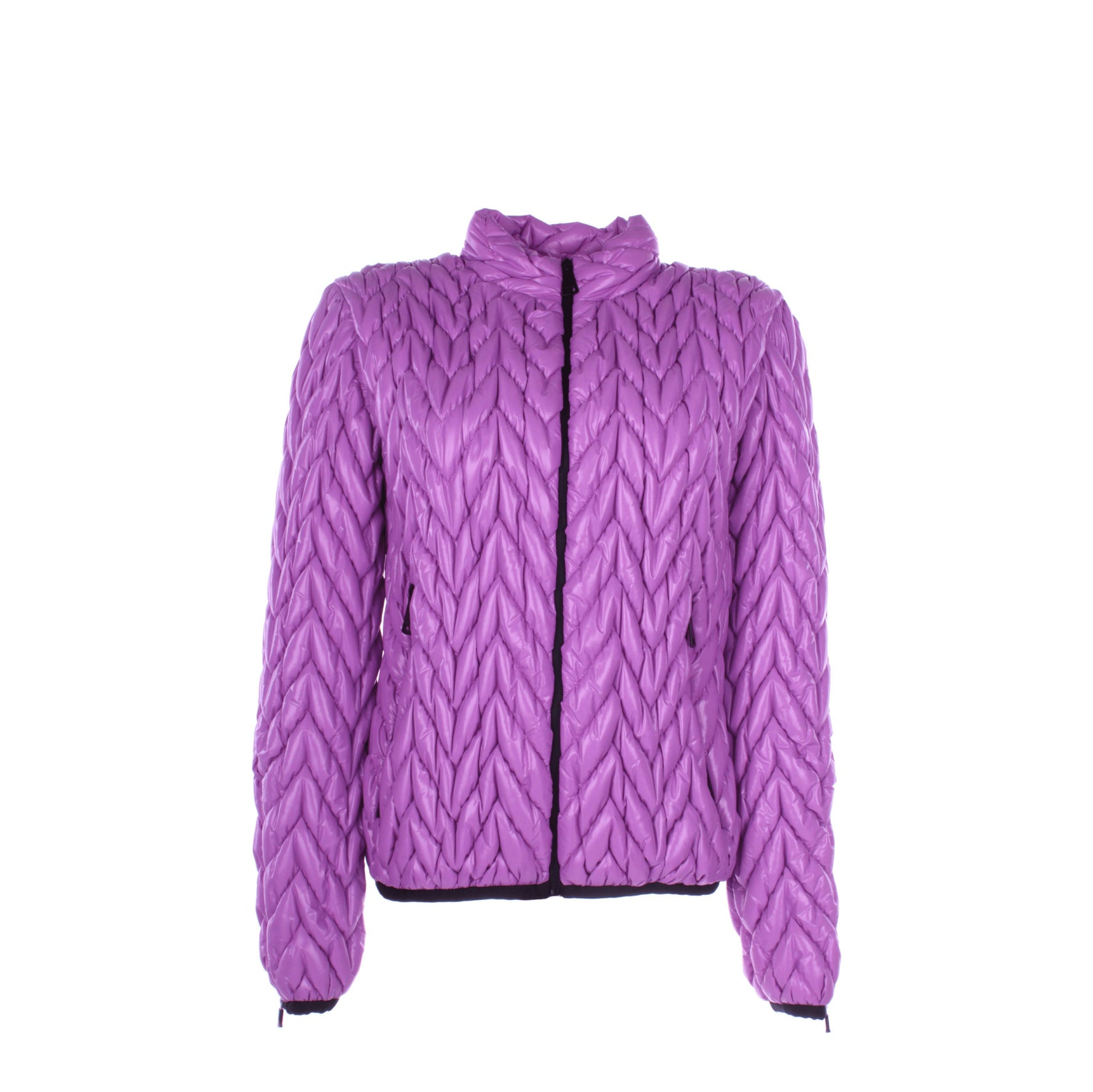 Khrisjoy Idee Regalo ski chevron quilted jacket Donna Poliammide Viola