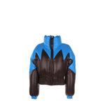 Khrisjoy Idee Regalo duff peak jacket Donna Poliestere Blu Marrone