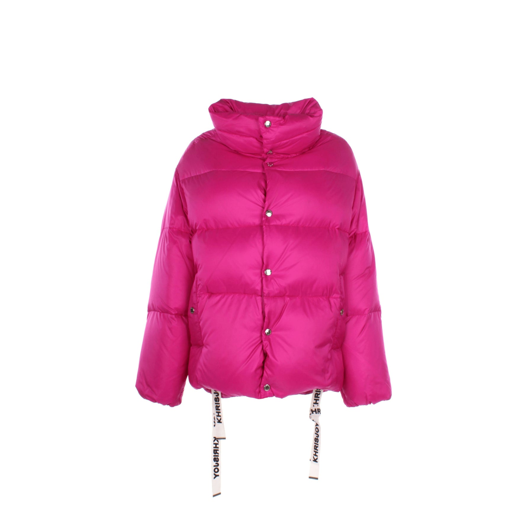 Khrisjoy Idee Regalo puff oversize bomber Donna Poliestere Fuxia