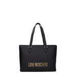 Love Moschino Borse a Spalla eco friendly Donna Poliuretano Nero