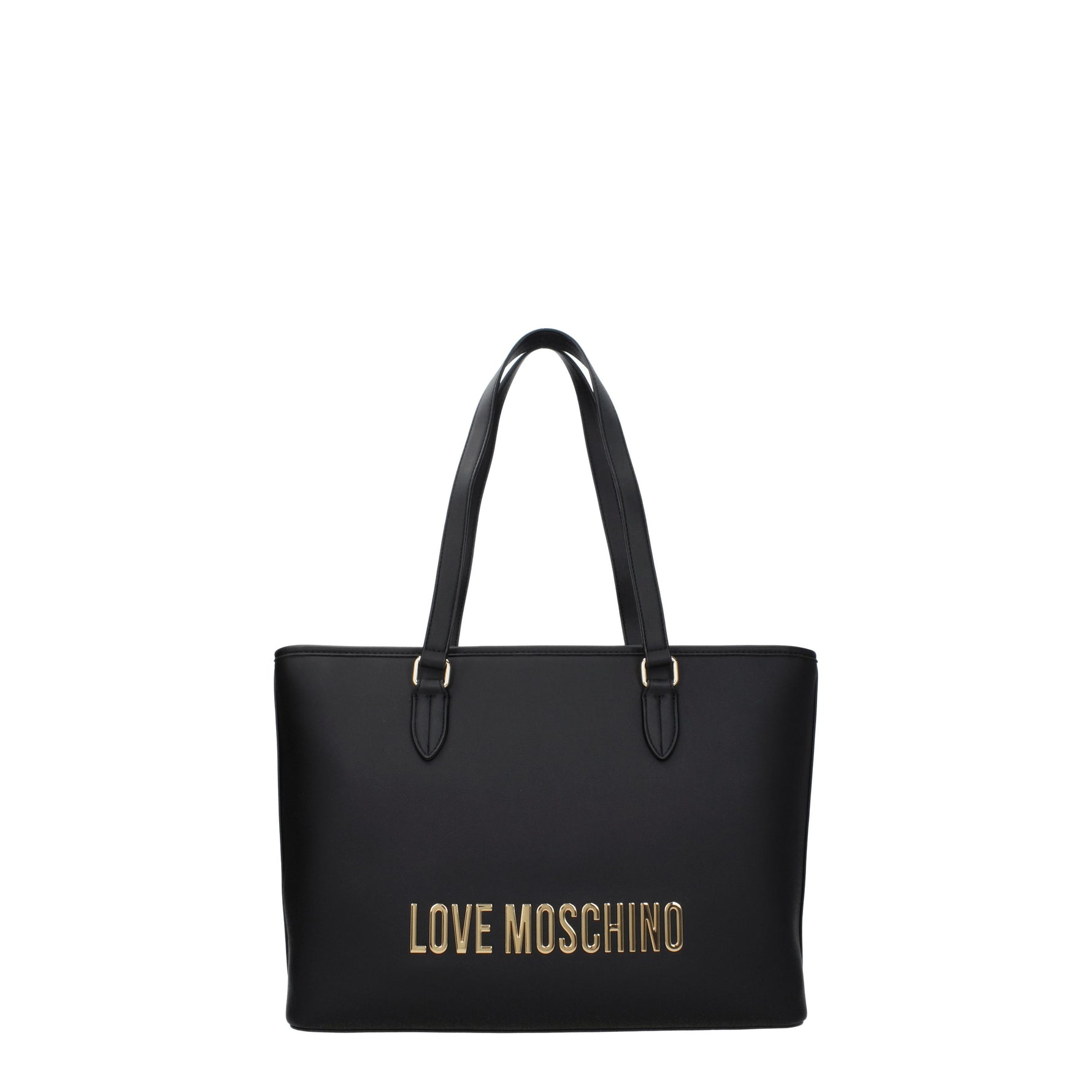 Love Moschino Borse a Spalla eco friendly Donna Poliuretano Nero