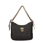 Pollini Borse a Spalla Donna PVC Nero Marrone