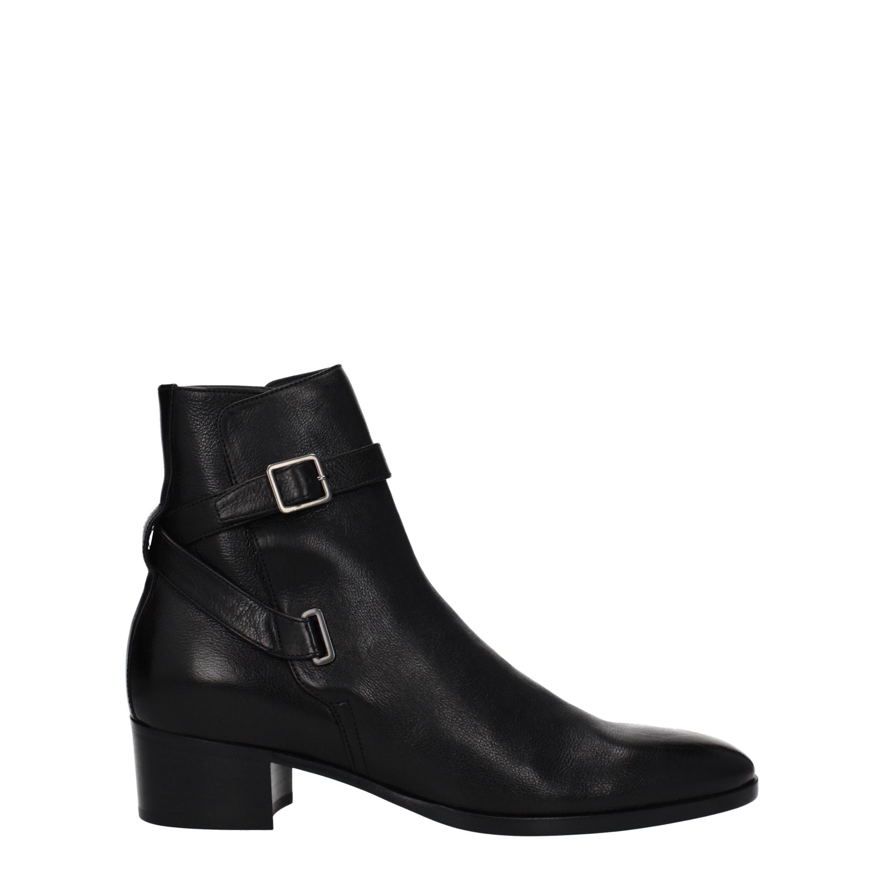 Saint Laurent Ankle Boots Men Leather Black B-Exit – B-Exit top