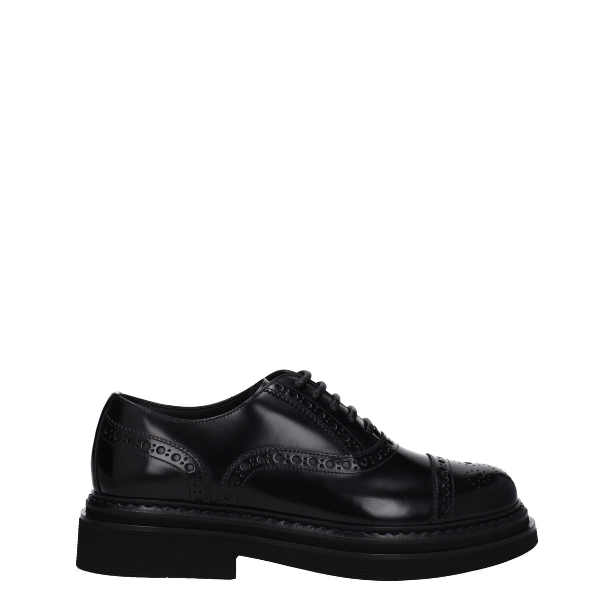Dolce & Gabbana | D&G Black Oxfords Classic Brogue Design‎ 42.5 Dolce Gabbana Black Leather Lace Up Oxfords Size 42.5 | eBay main image 3