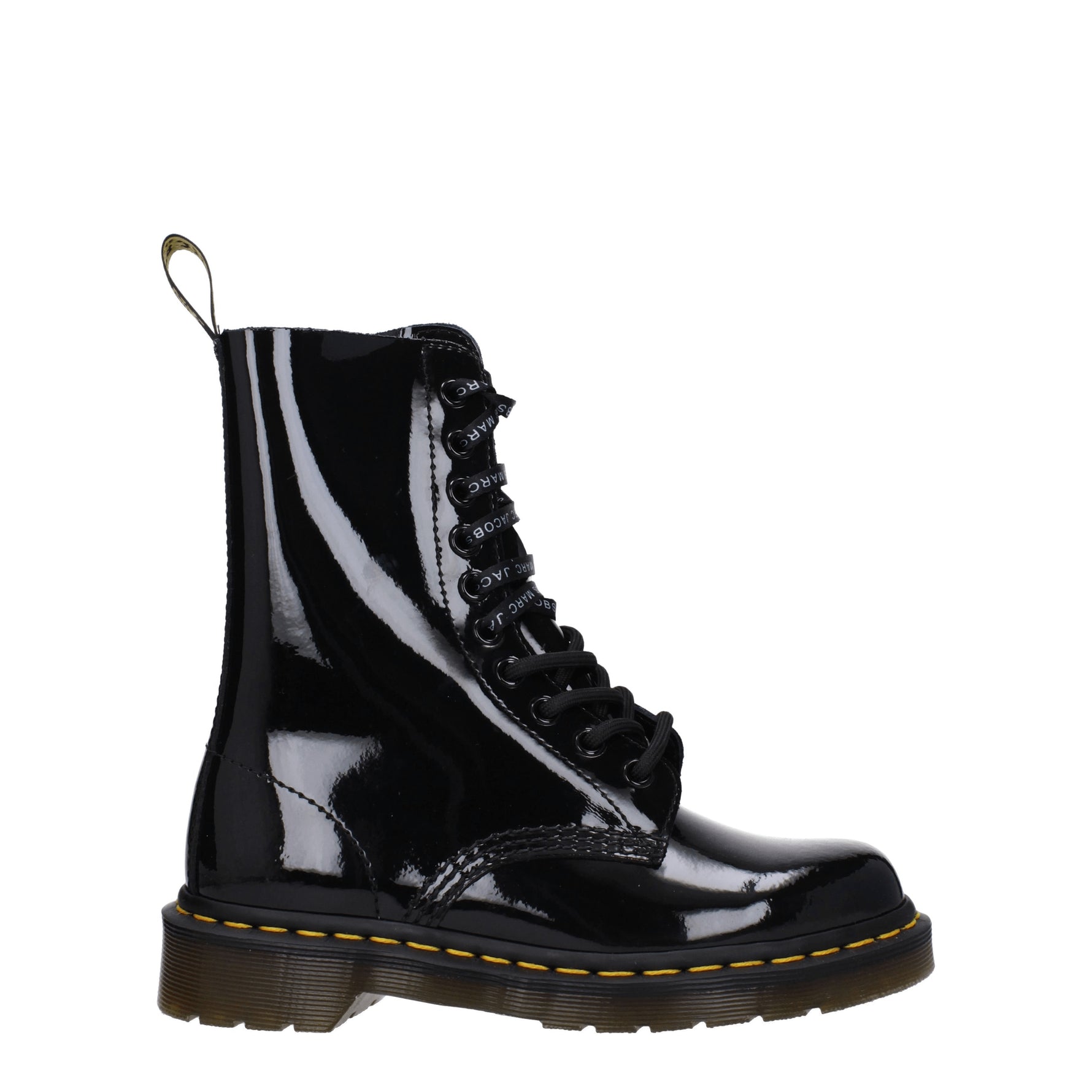 Martens Ankle Boots Women Patent Leather Black B-Exit – B