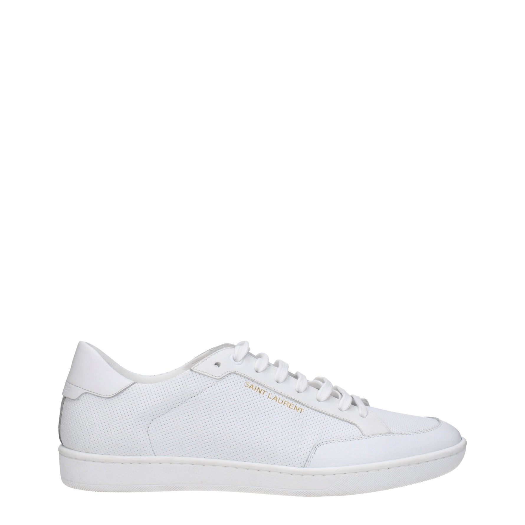 Saint Laurent Sneakers Uomo Pelle Bianco