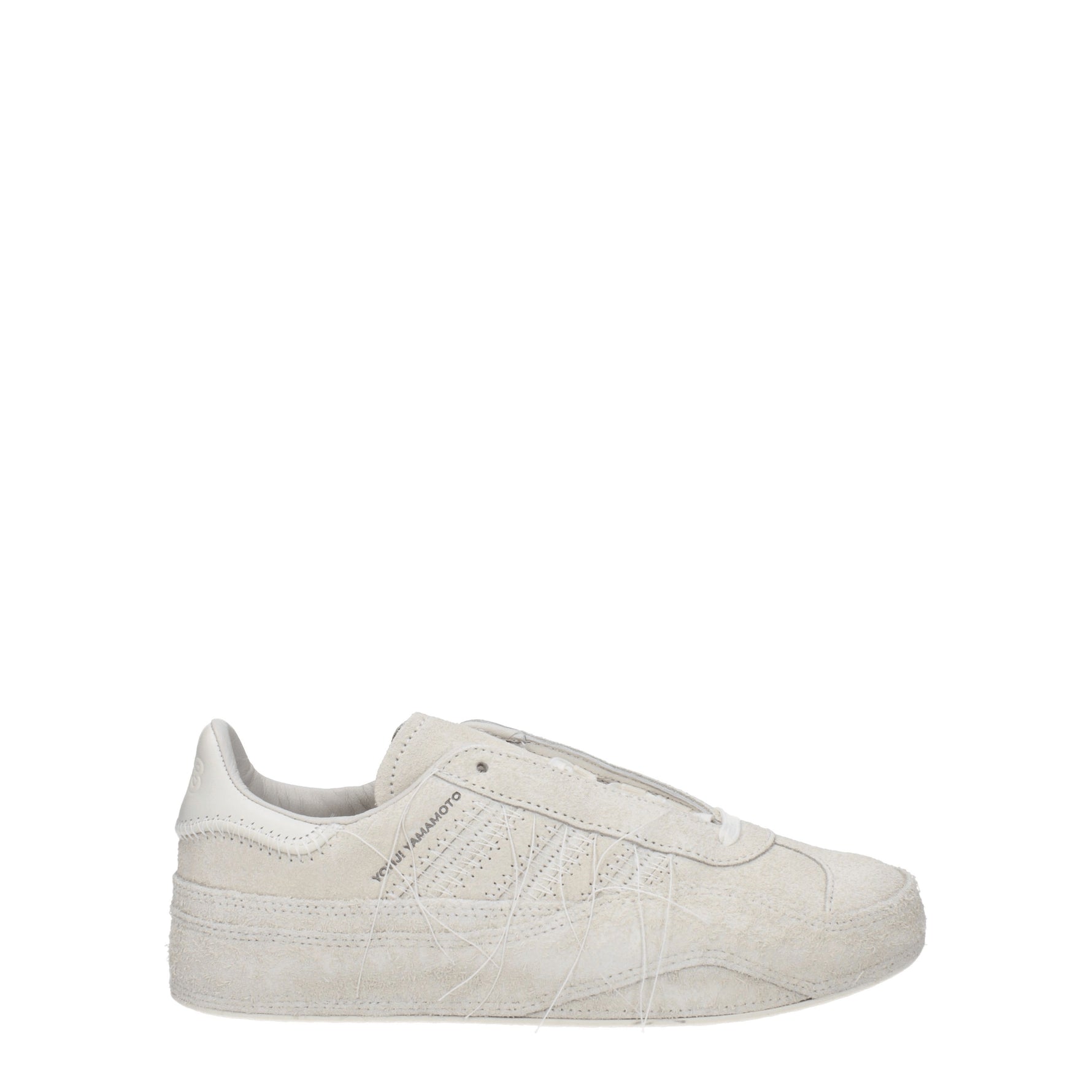 Y3 Yamamoto Sneakers gazelle Donna Camoscio Beige Bianco Sporco