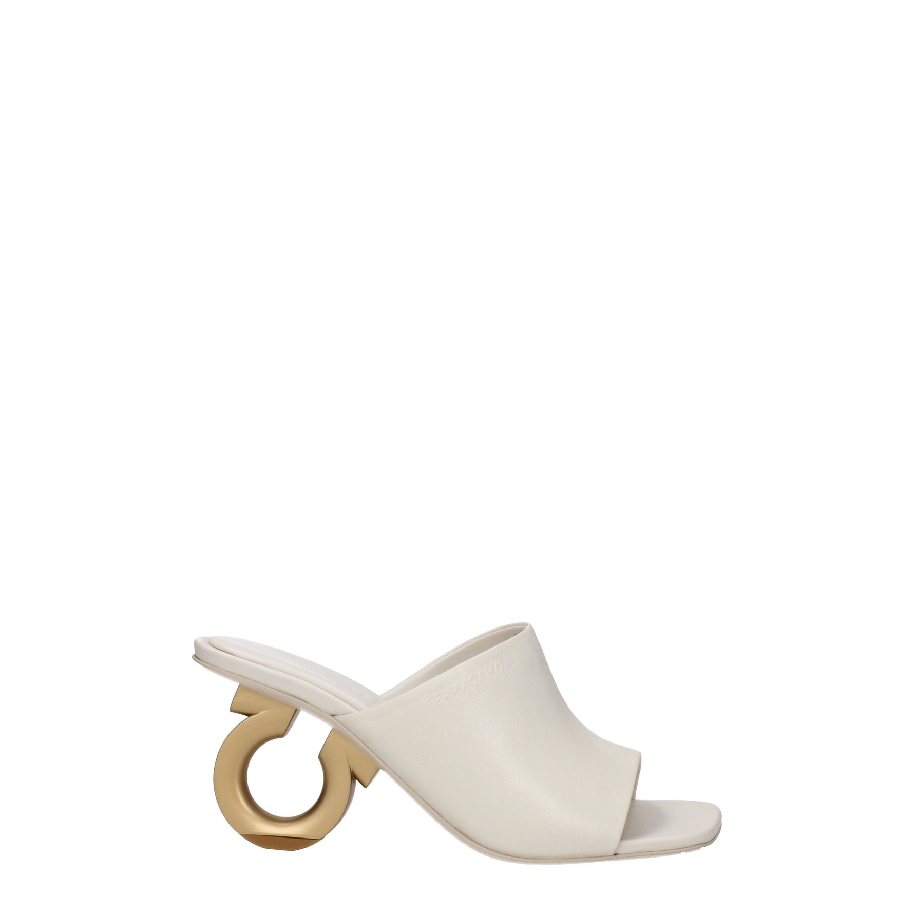 Salvatore Ferragamo Sandali astro Donna Pelle Beige Mascarpone
