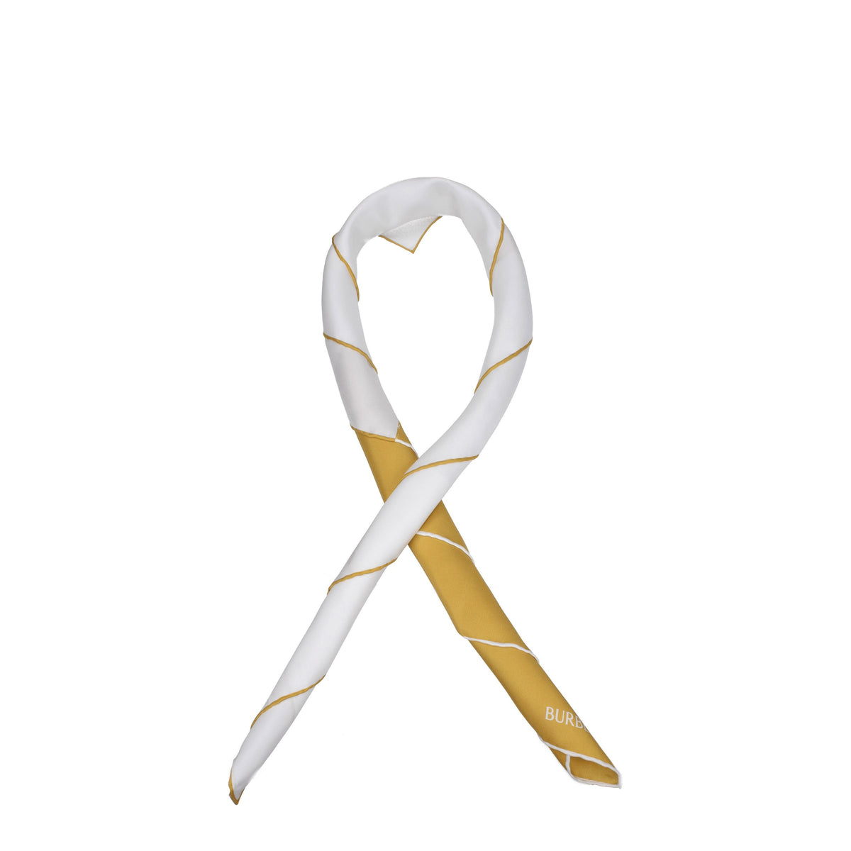 Burberry फ़ाउलार्ड्स महिला रेशम पीला/Pear1