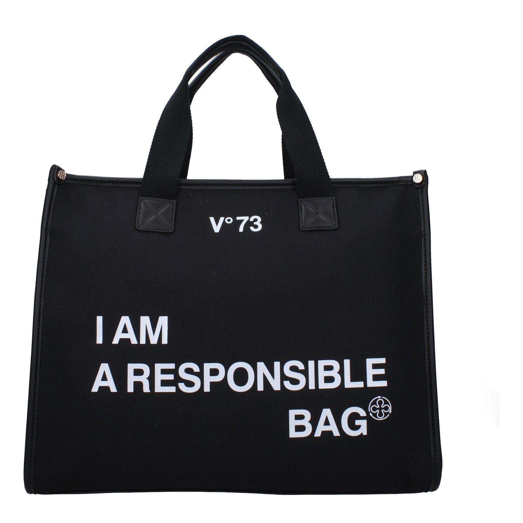 V°73 Borse a Mano Responsibility bis Donna Tessuto Nero B-Exit