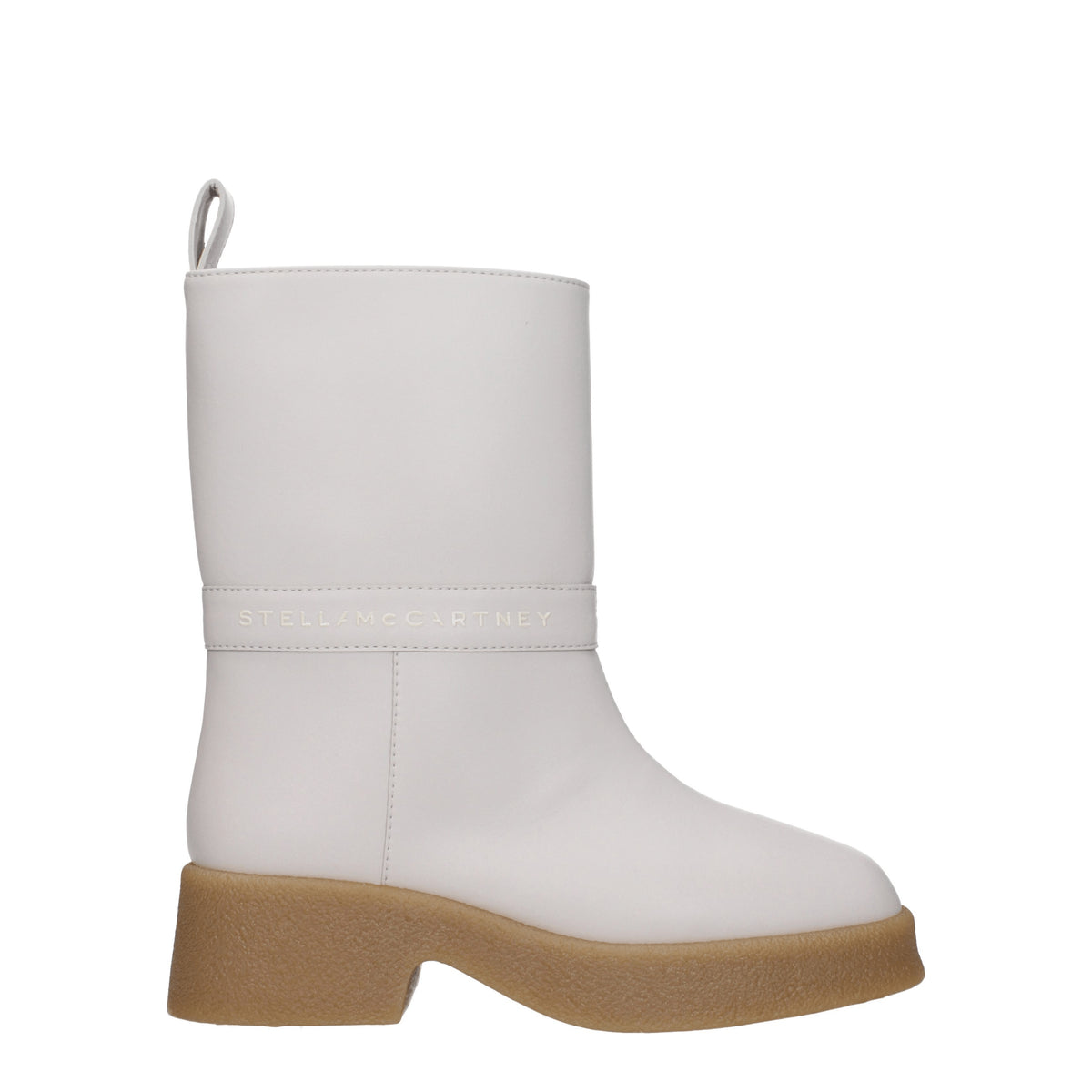 Stella McCartney Stivaletti skyla Donna Eco Pelle Beige Latte