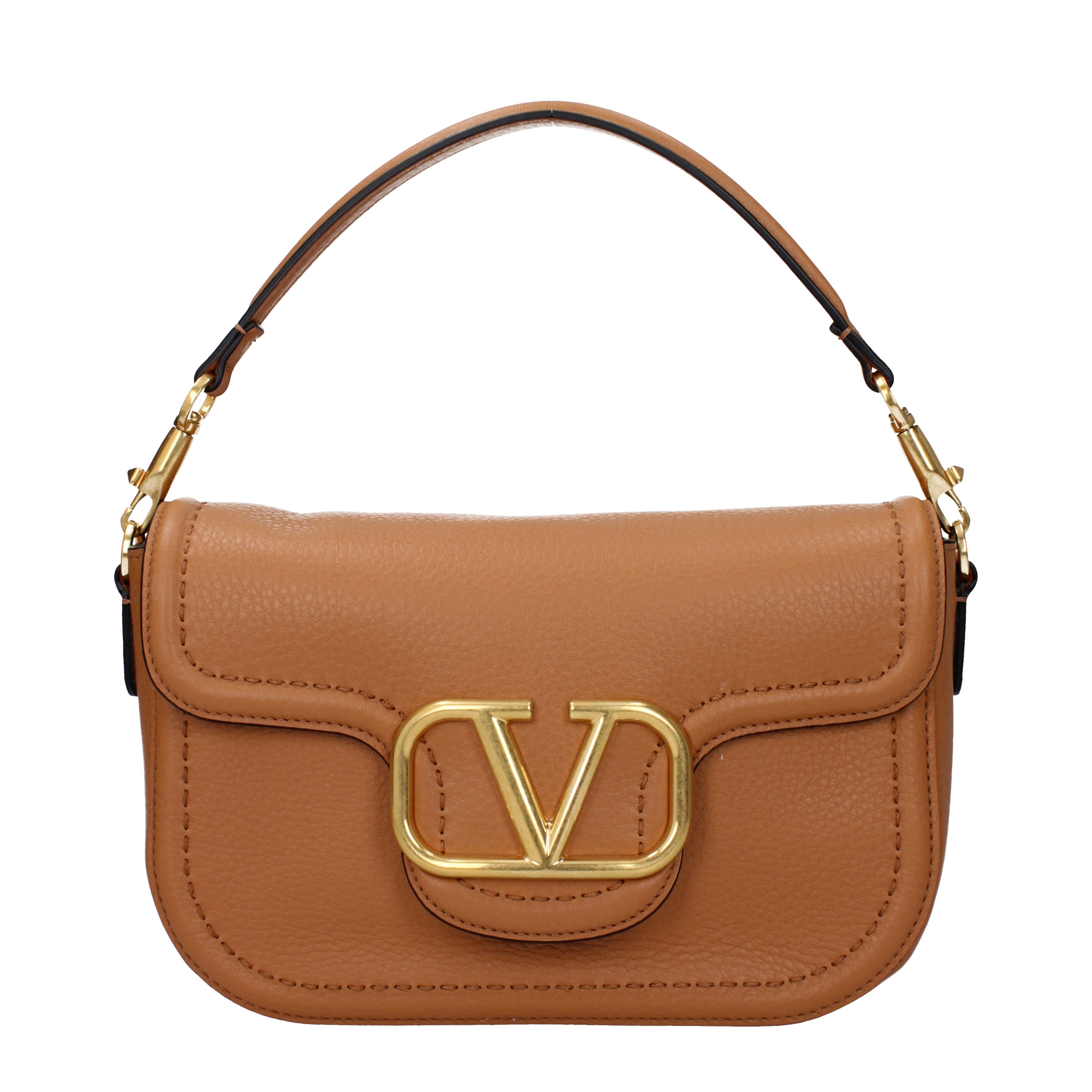 ヴァレンティノ　VALENTINO Valentino Garavani Handbags Women Leather Brown/Almond | B-Exit
