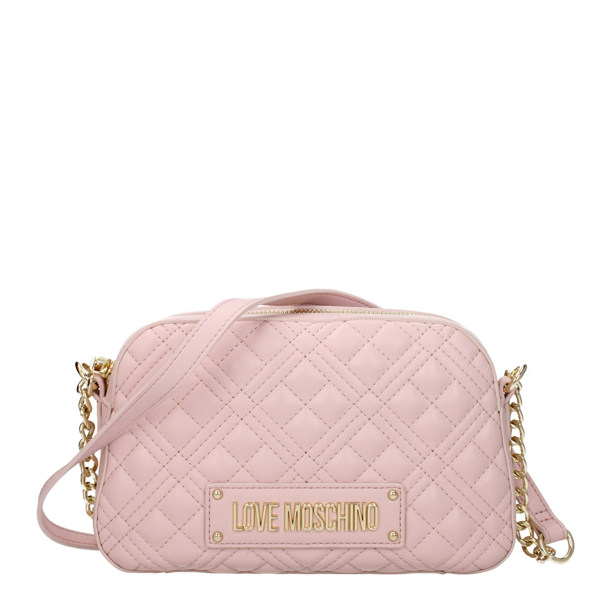 Love Moschino クロスボディバッグ 女性 ポリウレタン ピンク/パウダー 