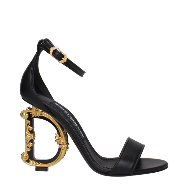Dolce&Gabbana サンダル 女性 皮革 黒 | B-Exit – B-Exit top shop online