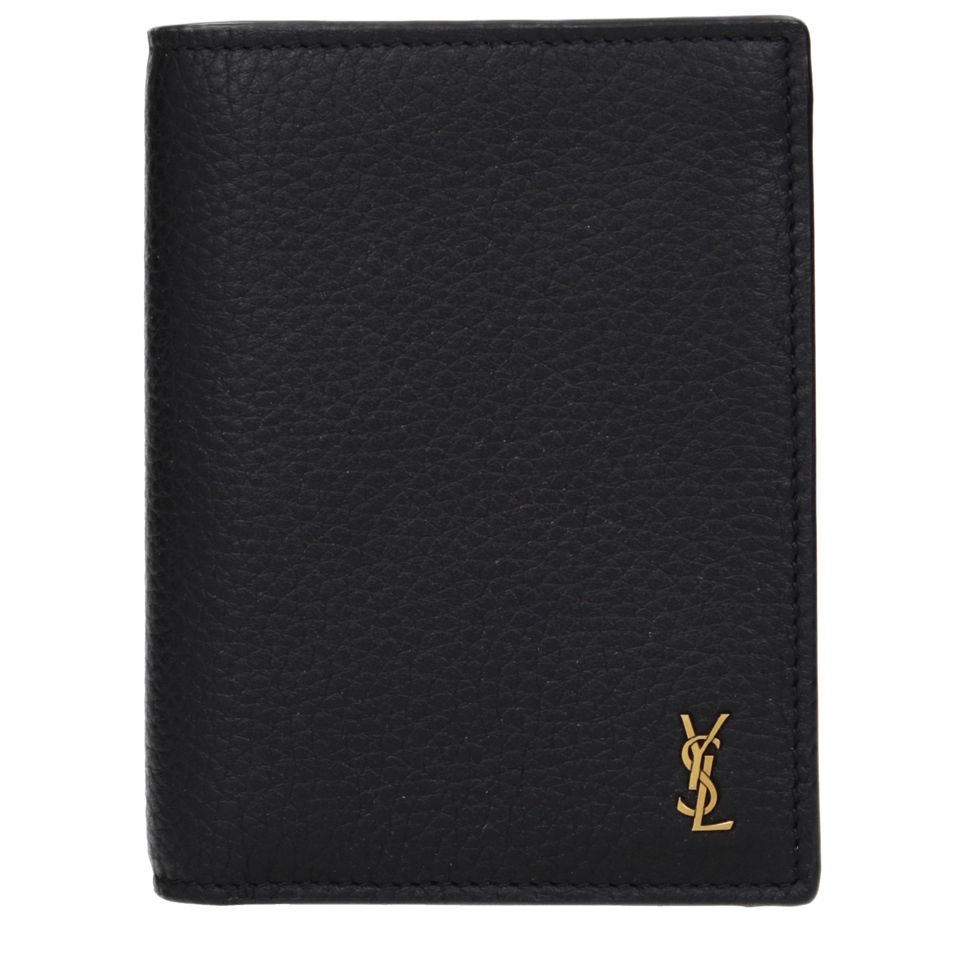 Saint Laurent Wallets Men Leather Black | B-Exit – B-Exit top shop