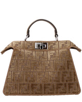 Fendi Handtaschen Damen Samt Braun/Capucin B-Exit – B-Exit top