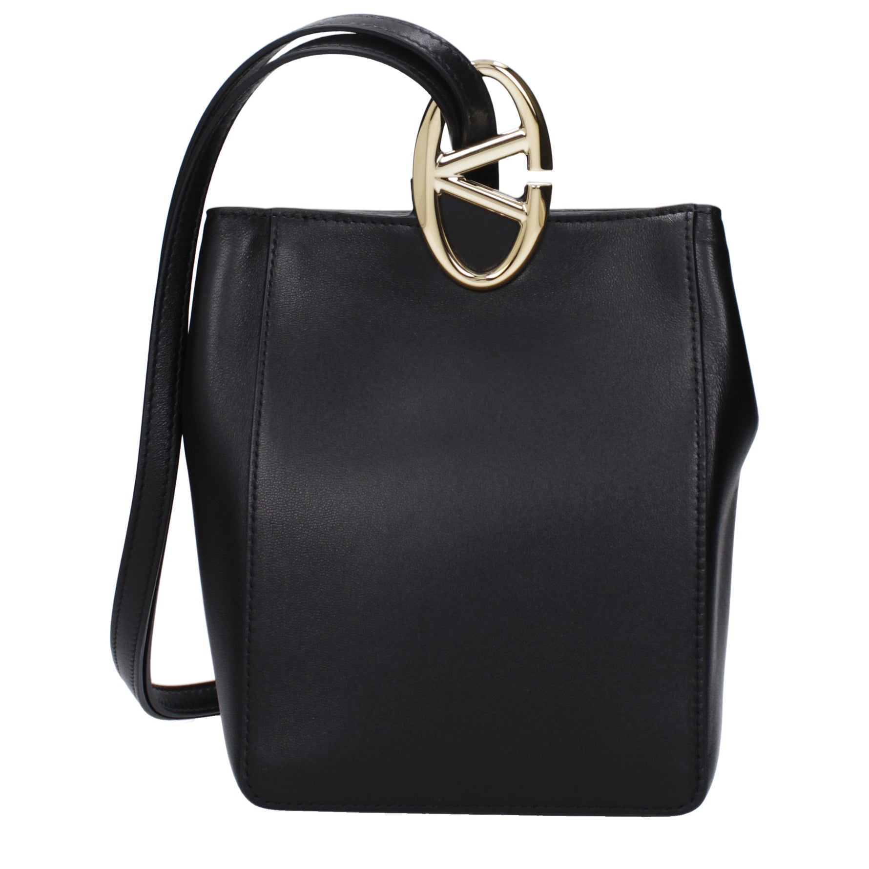 F04182 未使用品 VALENTINO GARAVANI：39.5 危なく ブラック