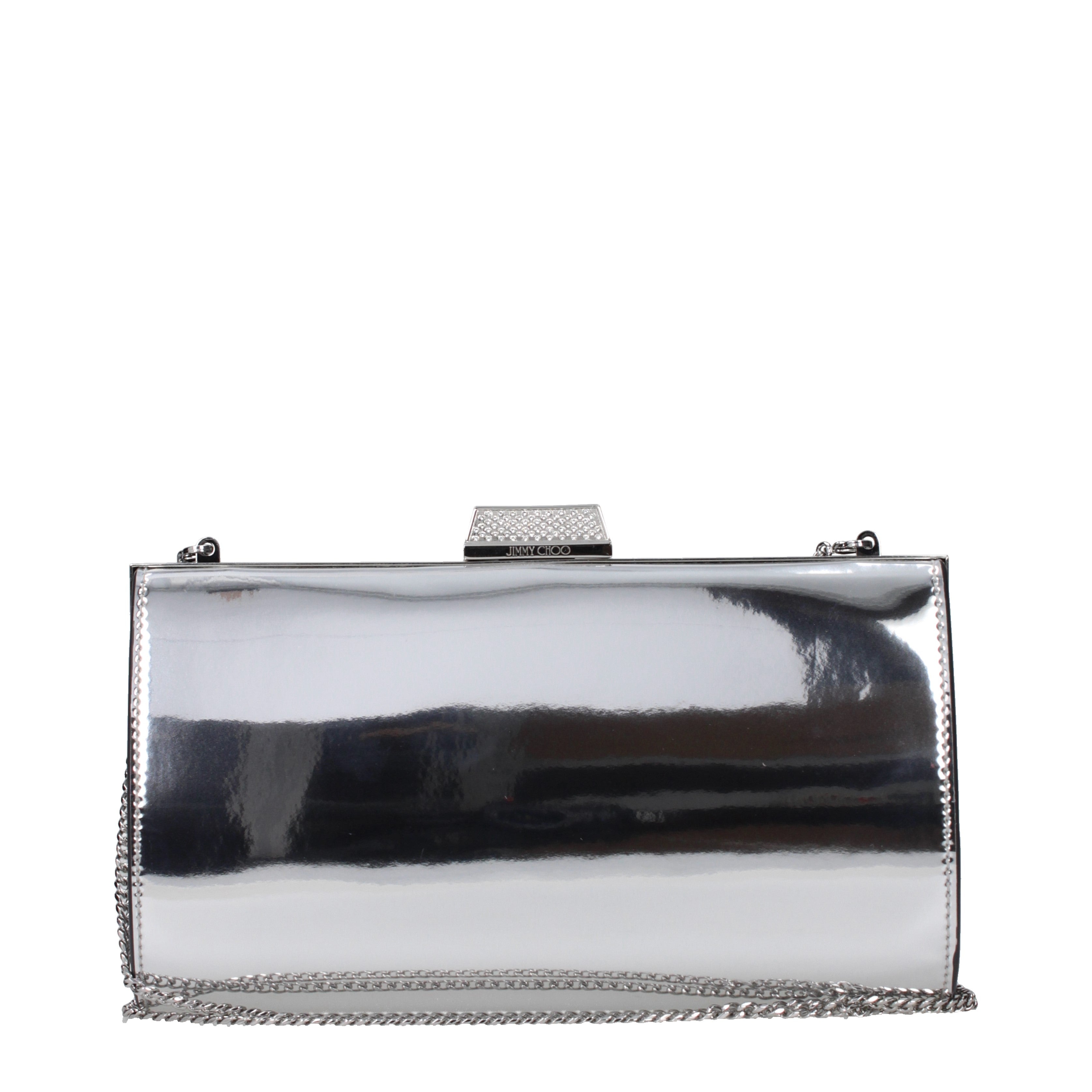 Jimmy Choo Clutches Women Leather Silver | B-Exit – B-Exit top