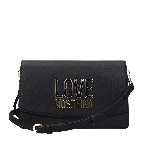 MOSCHINO インポートブラック パーティーバック、コスメバック Cordura nylon beauty case | Moschino