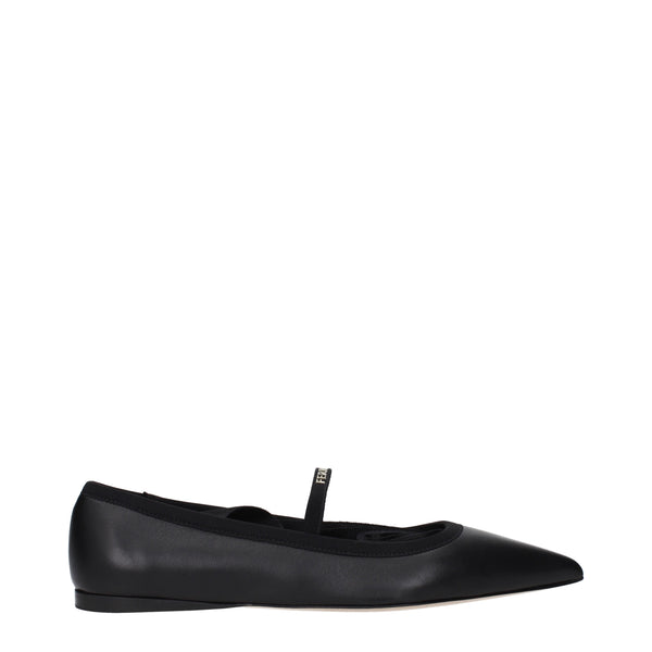 Salvatore Ferragamo バレエシューズ 女性 皮革 黒 | B-Exit – B-Exit