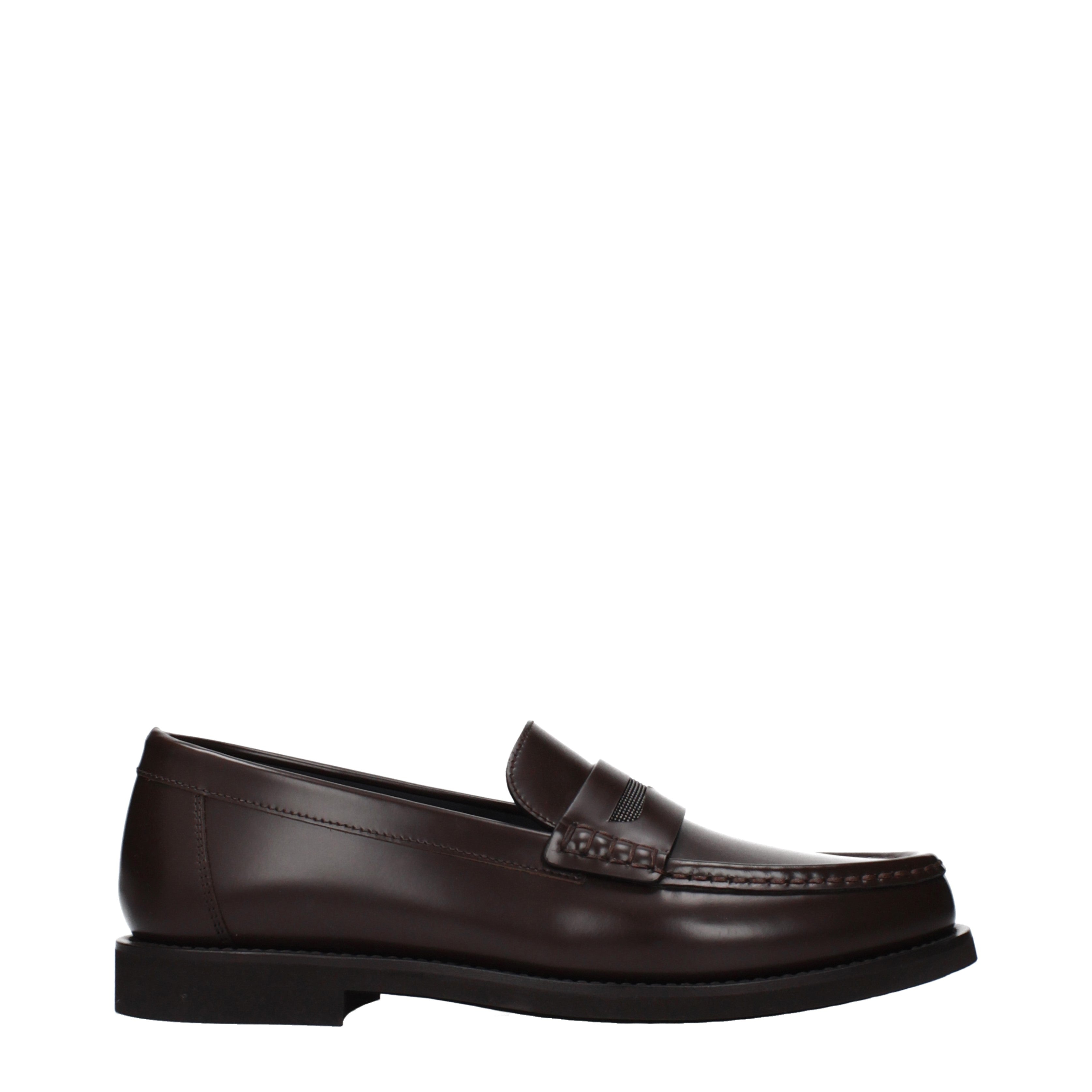 新品！BRUNELLO CUCINELLI ダークブラウン 40 Brunello Cucinelli Loafers Women Leather Brown | B-Exit – B-Exit