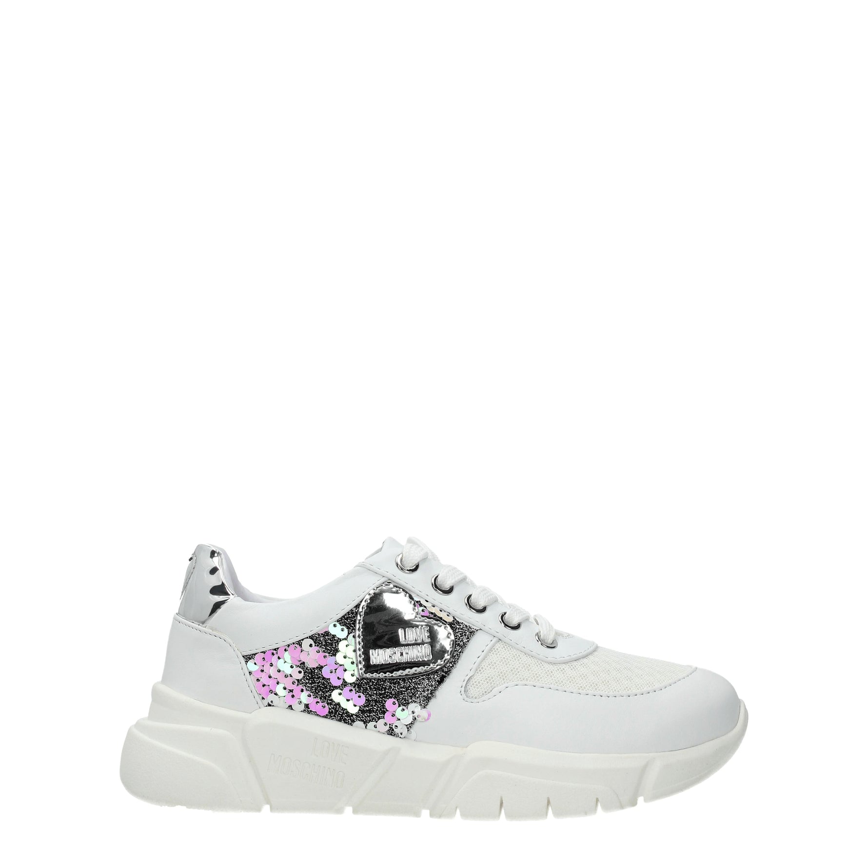 Love Moschino Sneakers Donna Tessuto Bianco