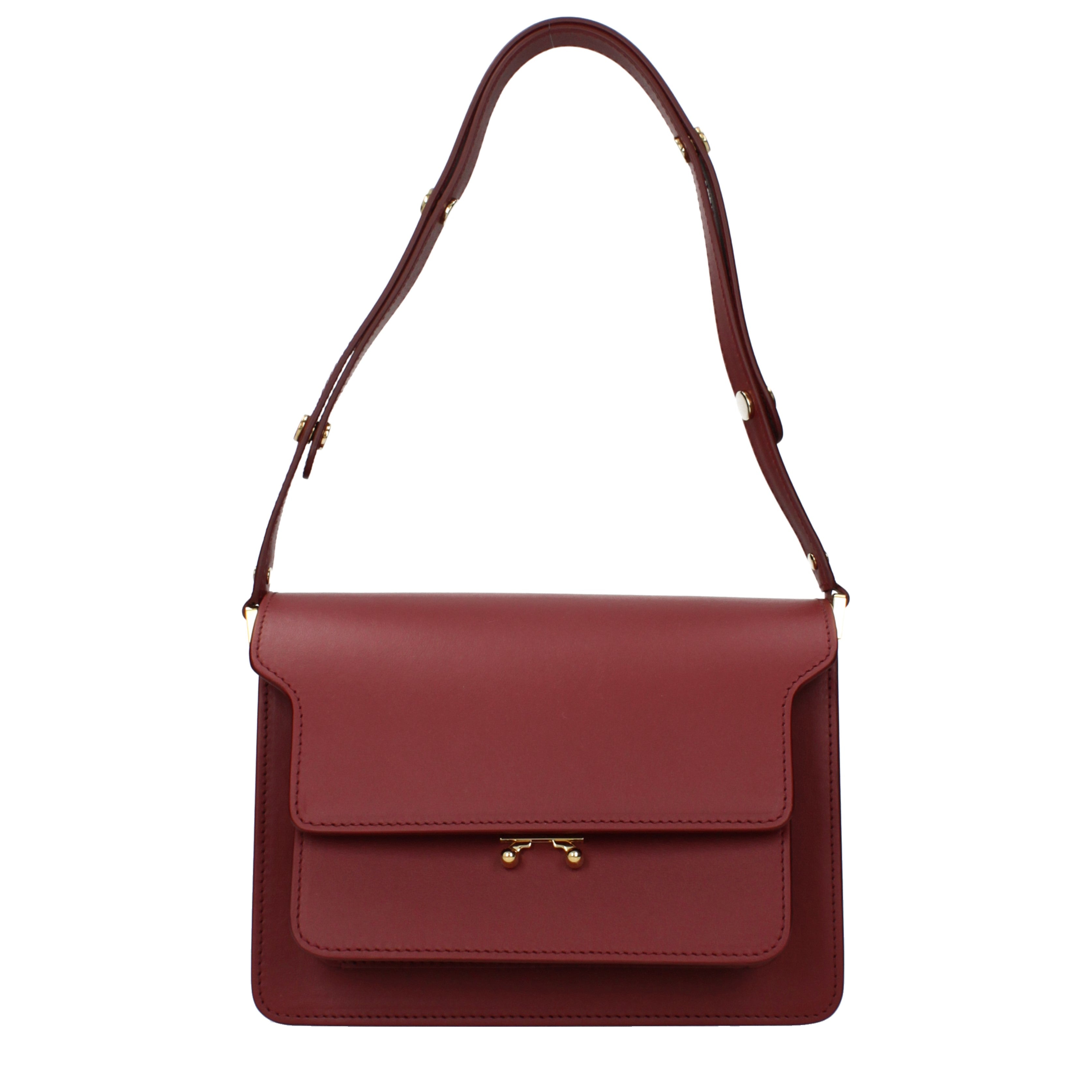 MARNI ショルダーバッグ レッド Marni ショルダーバッグ 女性 皮革 赤/ダークレッド | B-Exit – B-Exit