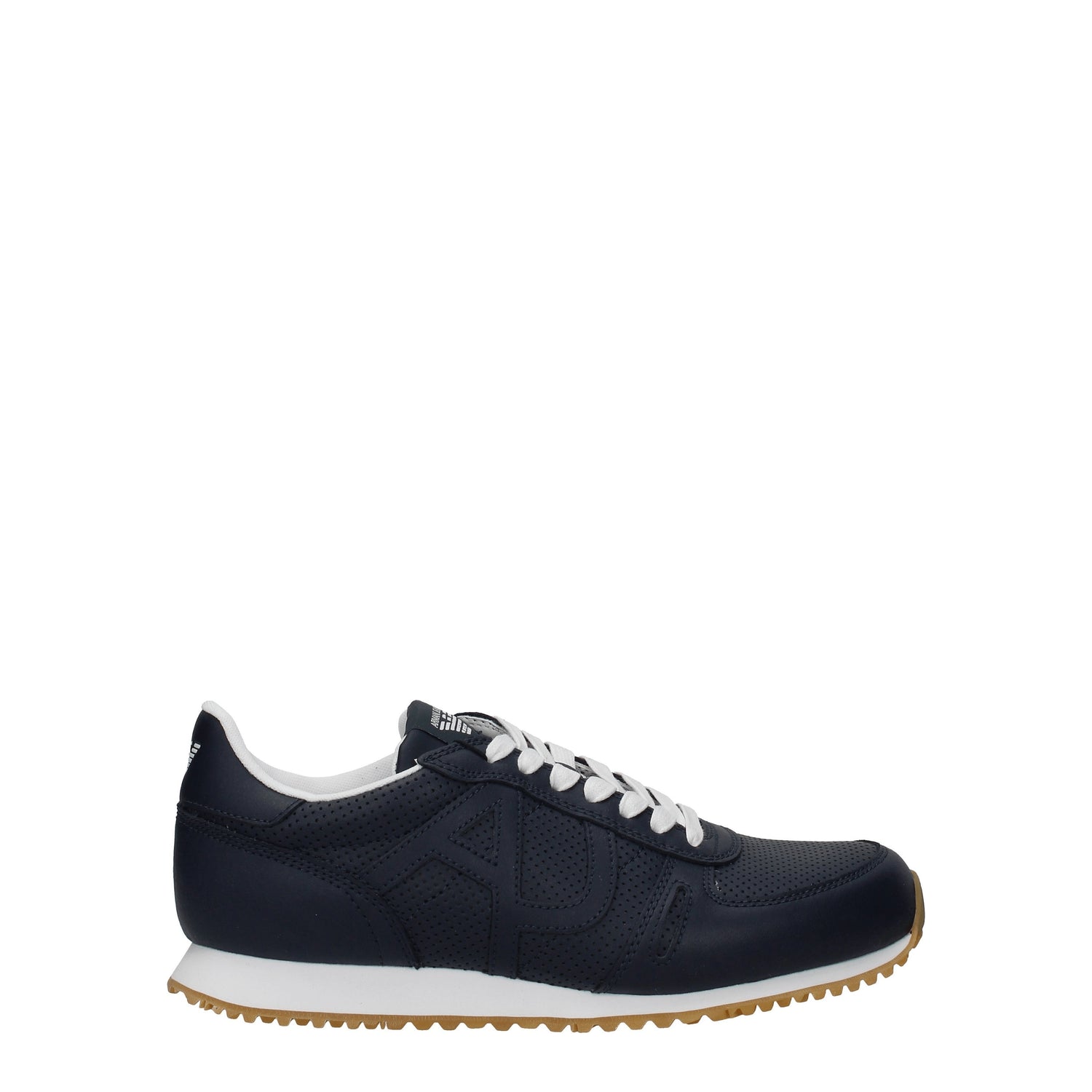 Armani Jeans Sneakers Uomo Pelle Blu