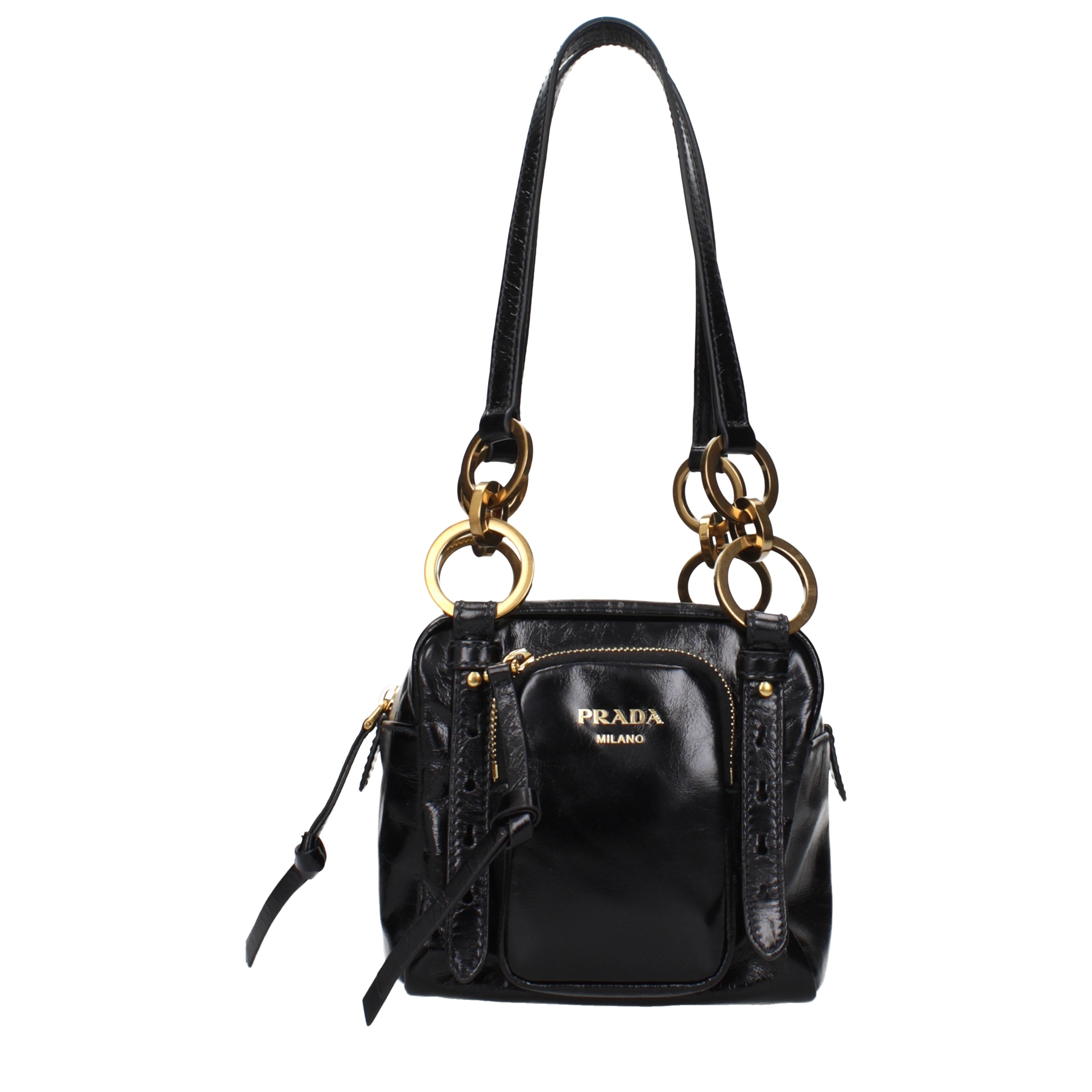 【美品】プラダ　ショルダーバッグレザーPRADA Prada ショルダーバッグ 女性 皮革 黒 | B-Exit – B-Exit top shop online