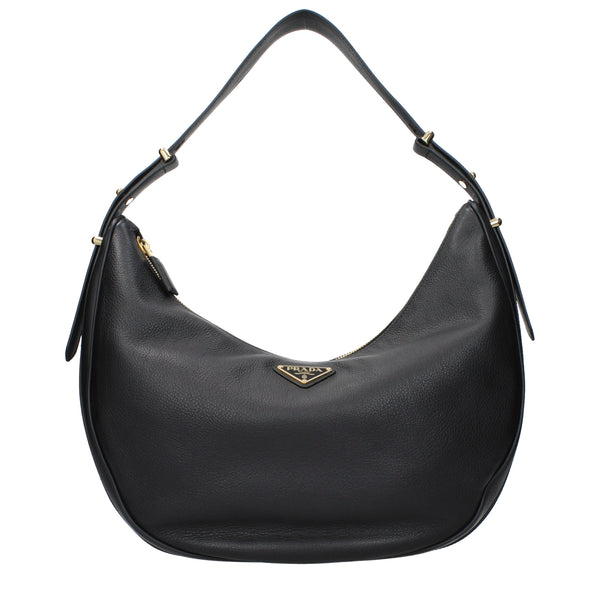 Prada ショルダーバッグ 女性 皮革 黒 | B-Exit – B-Exit top shop online