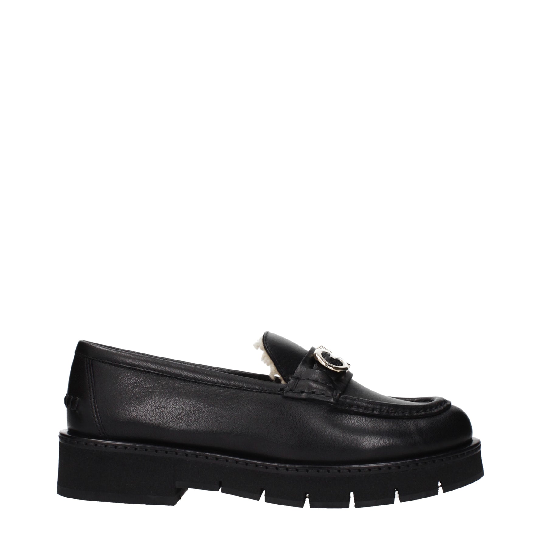 ferragamo dress shoes Moccasin with Gancini ornament - Men Set on a rubber FERRAGAMO Fosco Leather Oxfords |