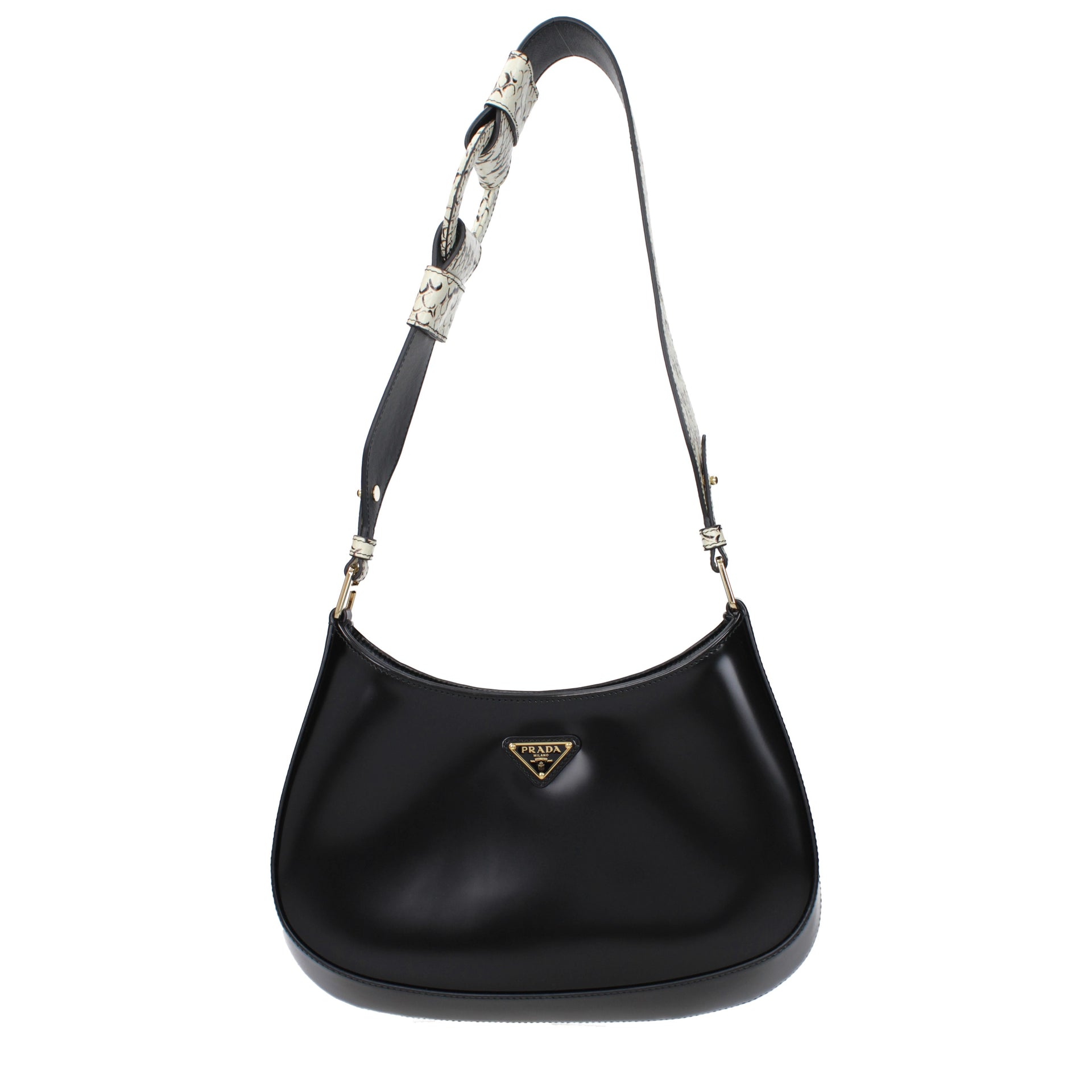 Prada ショルダーバッグ 女性 皮革 黒 | B-Exit – B-Exit top shop online 