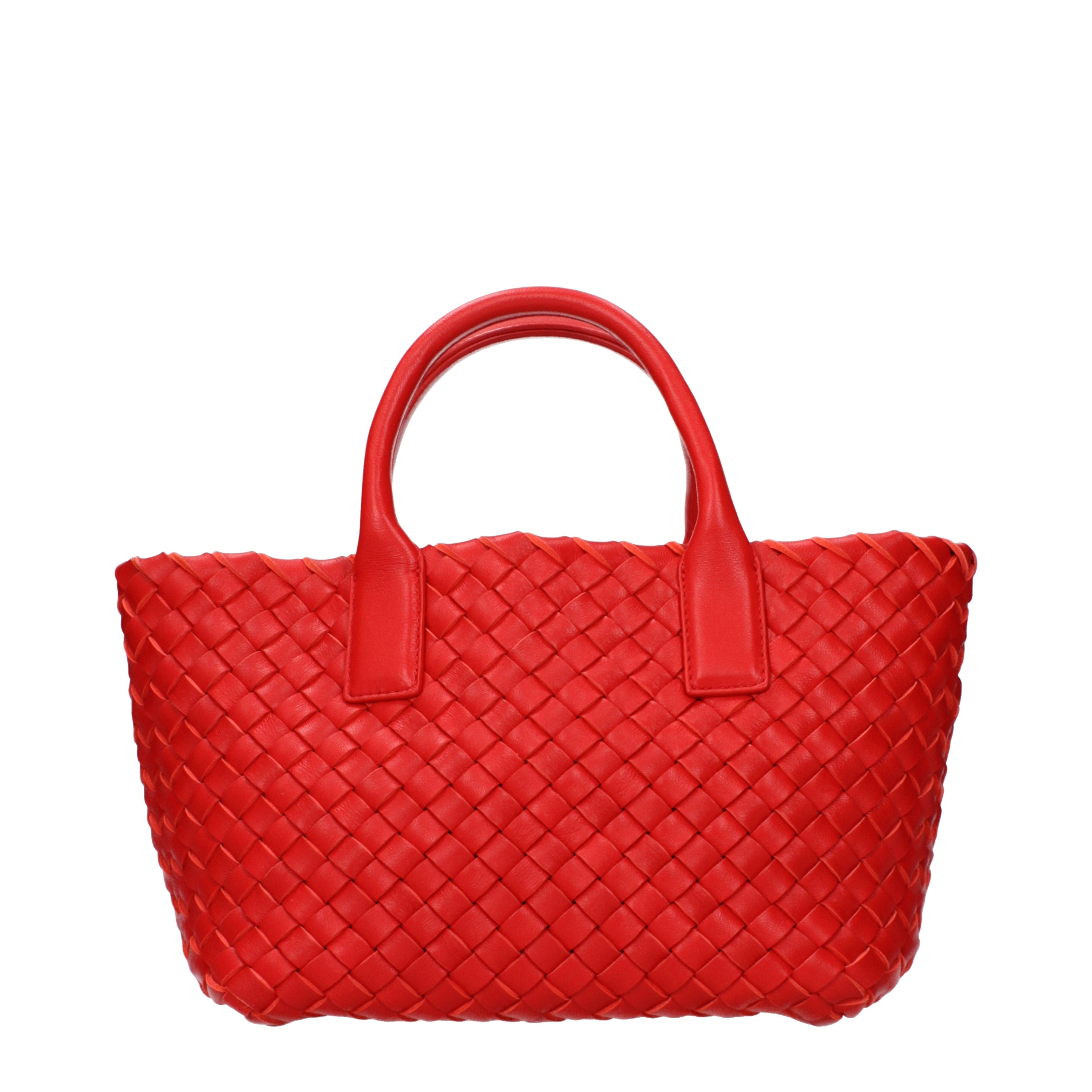 Bottega Veneta Handbags Women Leather Red/Red Stone | B-Exit – B