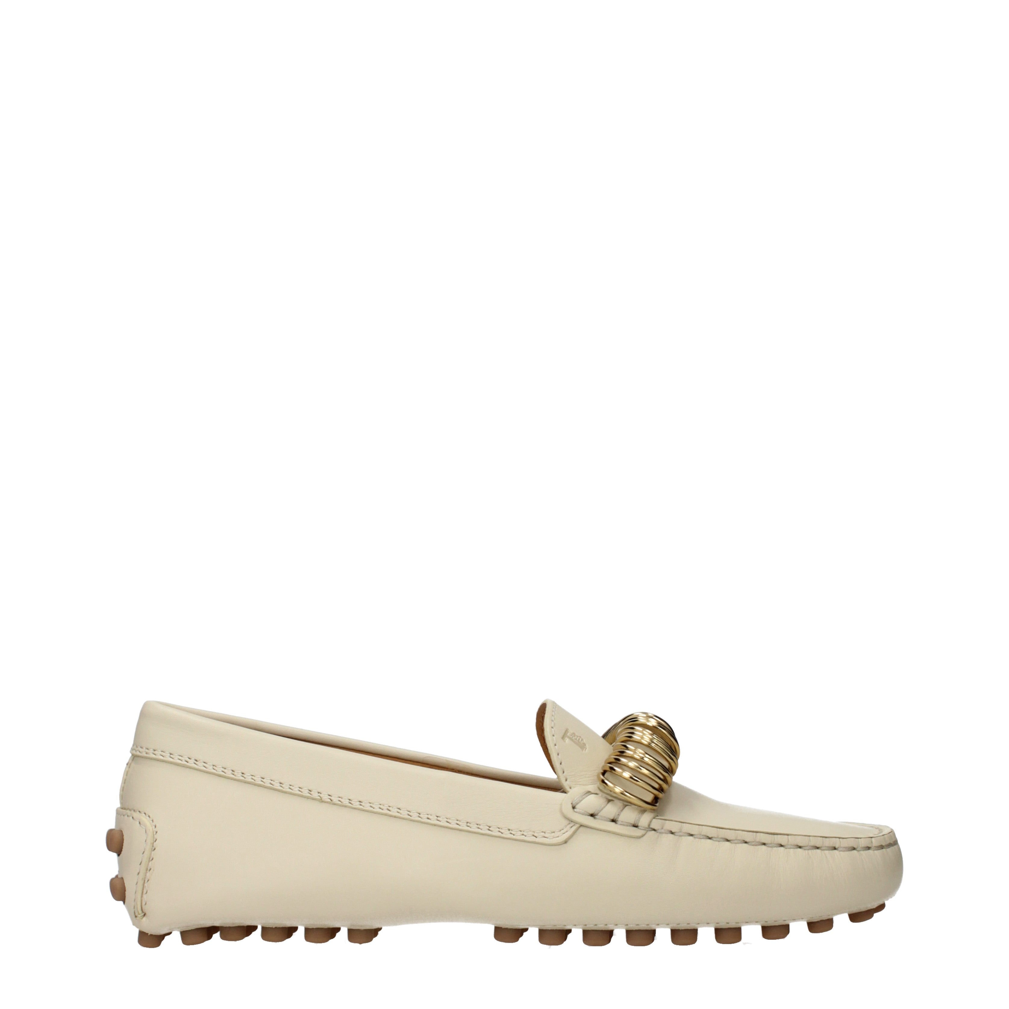 Tod's ローファー 女性 皮革 ベージュ | B-Exit – B-Exit top shop online
