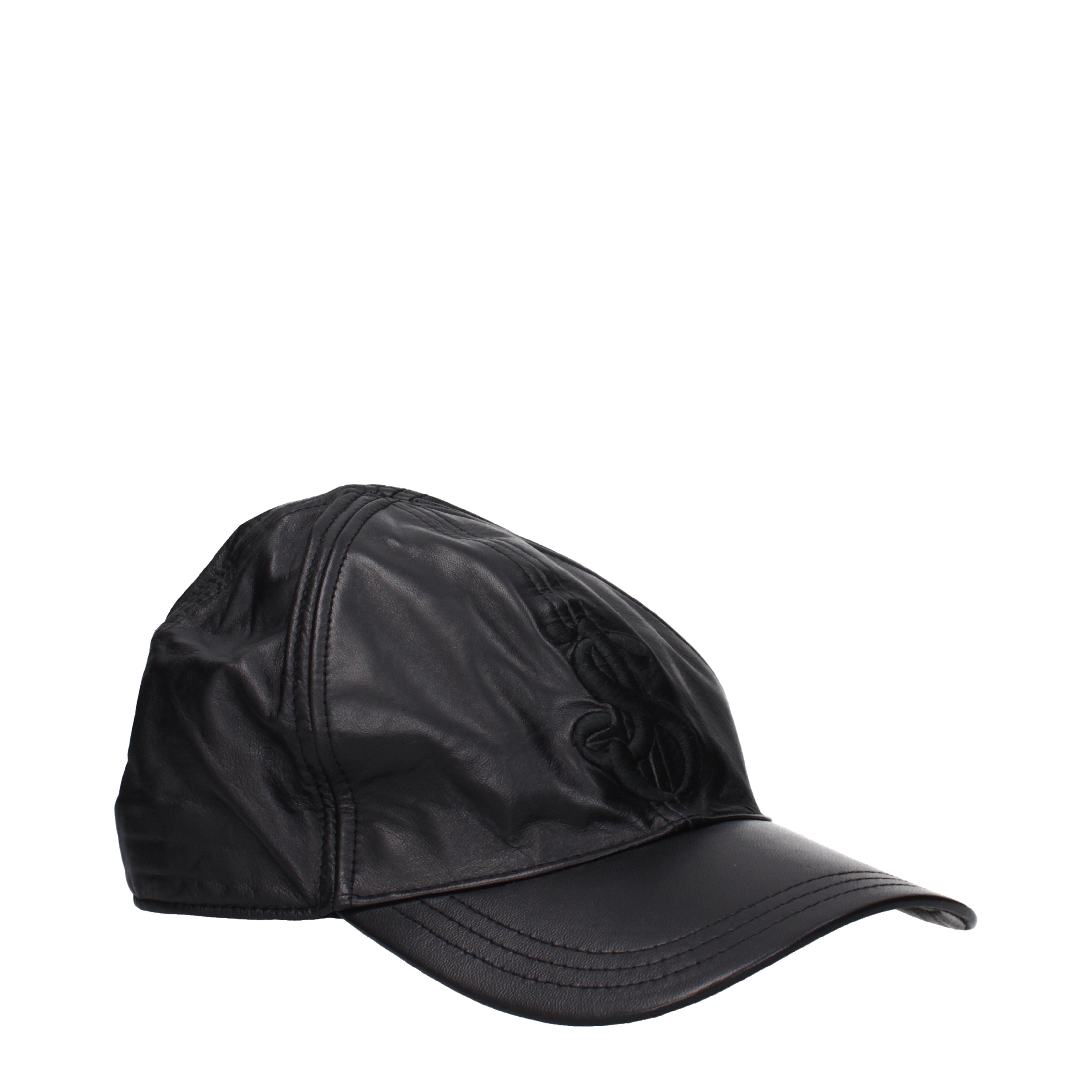 JIL SANDER ブラックレザーキャップ L Buy Jil Sander men black leather cap for $511 online on SV77