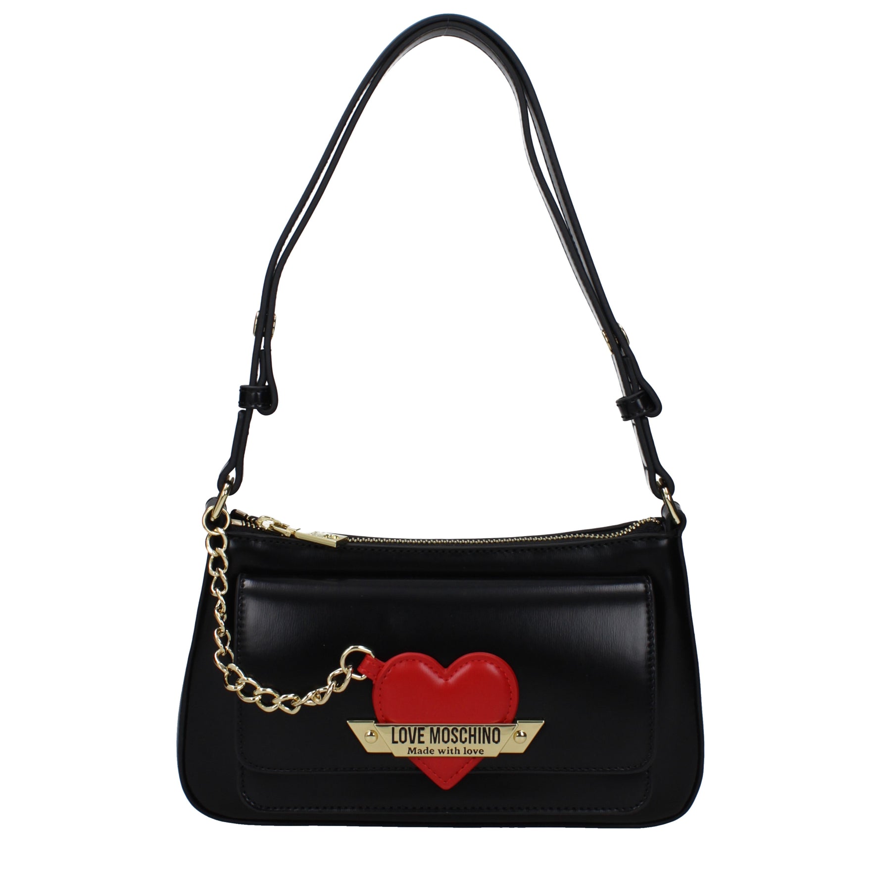 Love Moschino Schultertaschen Damen Polyurethan Schwarz B-Exit