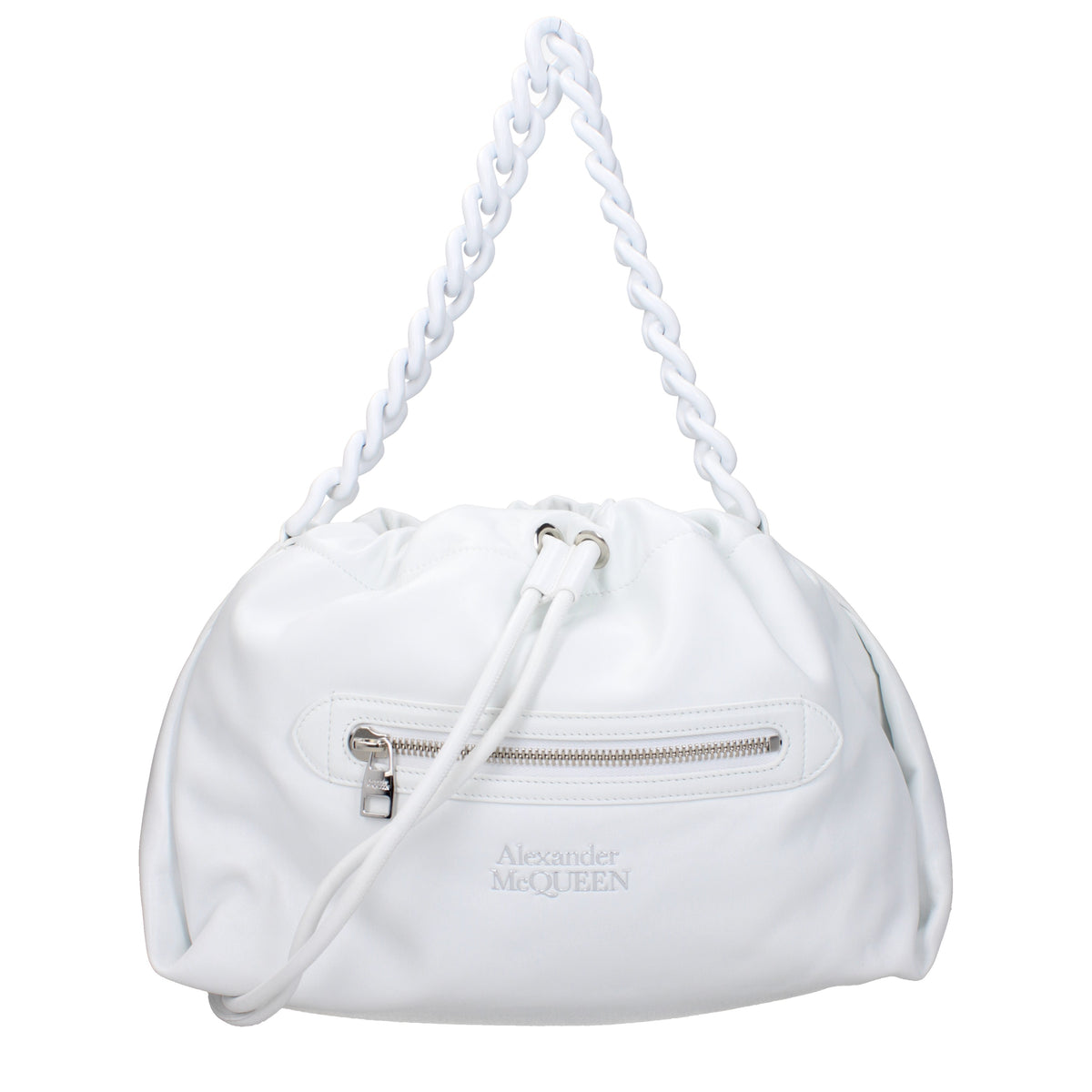 Alexander McQueen ショルダーバッグ 女性 皮革 白 | B-Exit – B-Exit 