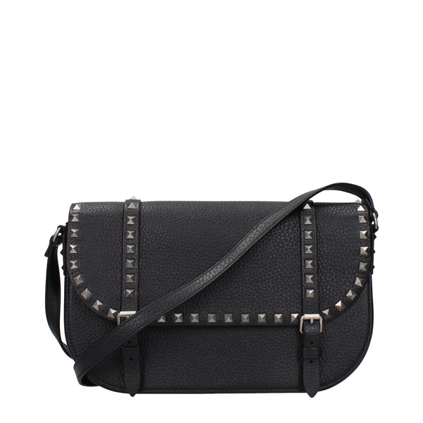 VALENTINO ボディバッグ Valentino Garavani クロスボディバッグ 男性 皮革 黒 | B-Exit – B